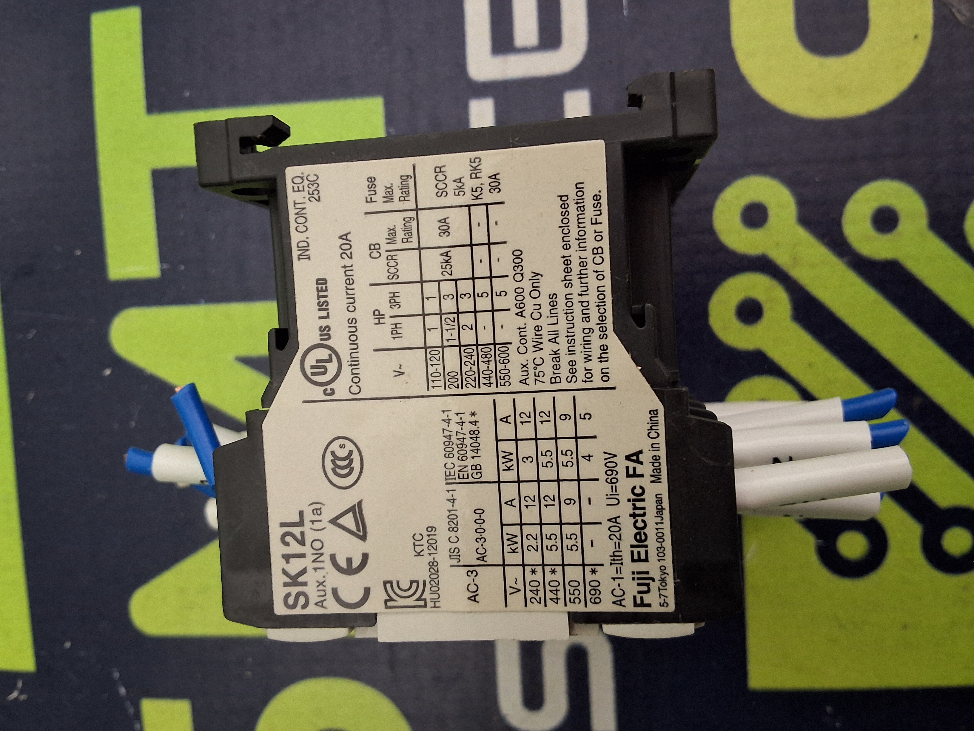 Used FUJI ELECTRIC SK12L