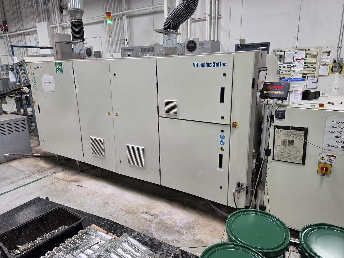 Used Vitronics Soltec Delta X – Lead‑Free Wave Solder Machine