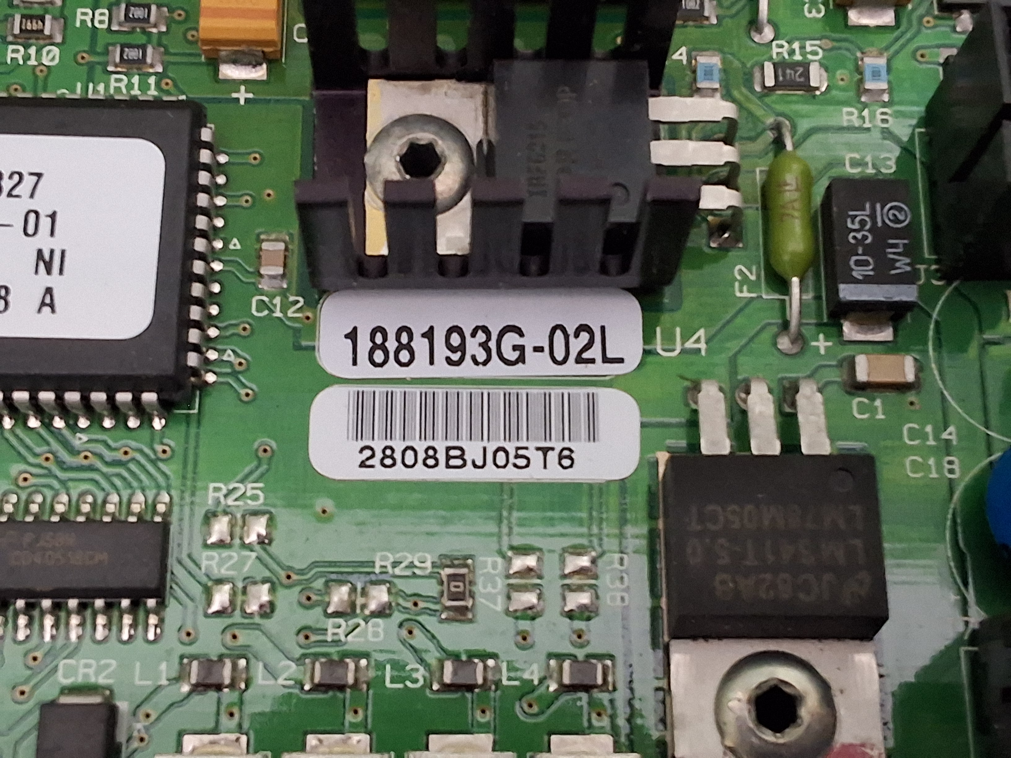 Used NATIONAL INSTRUMENTS 188195D-01 PXI CHASSIS FAN INTERFACE CARD 188193G-02L