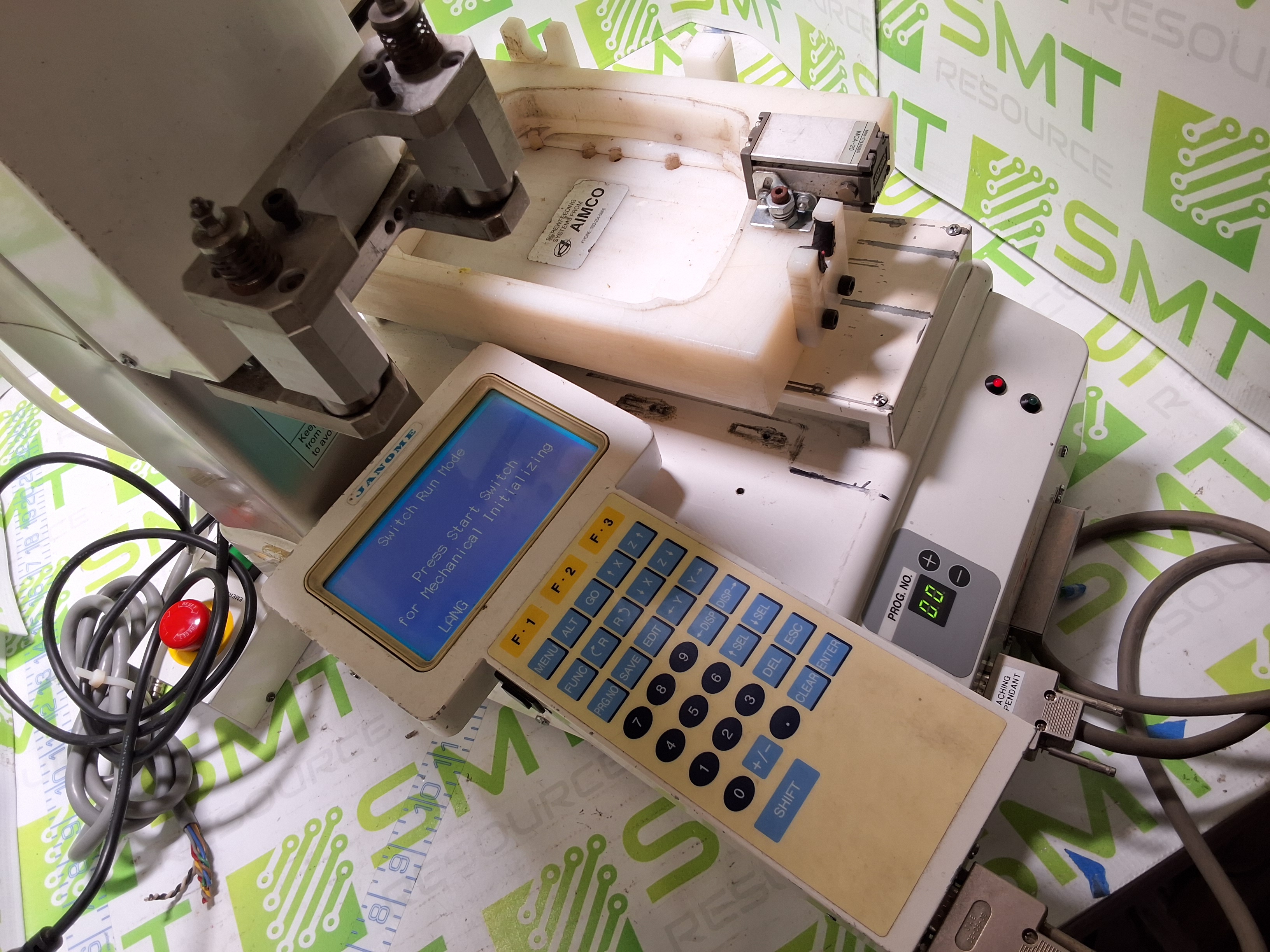 Used JANOME JR2200 MINI ROBOT WITH JANOME JP-F2 TEACH PENDANT 