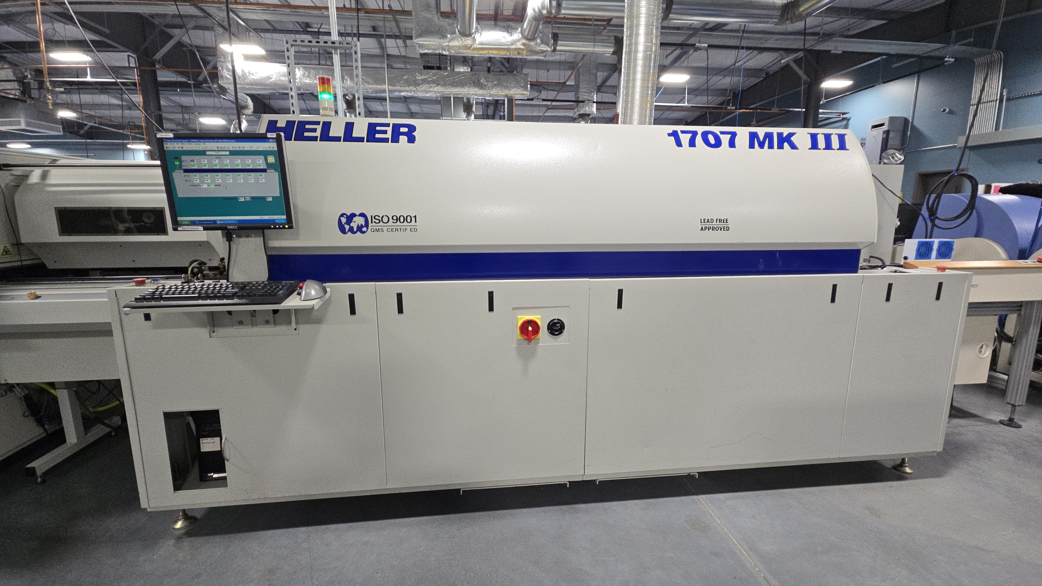 Used Heller 1707 MKIII Reflow Oven