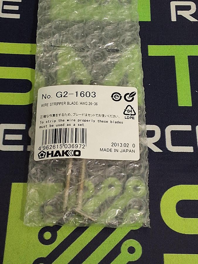 HAKKO G2-1603 WIRE STRIPPER BLADE PAIR / AWG 26-36 - BRAND NEW