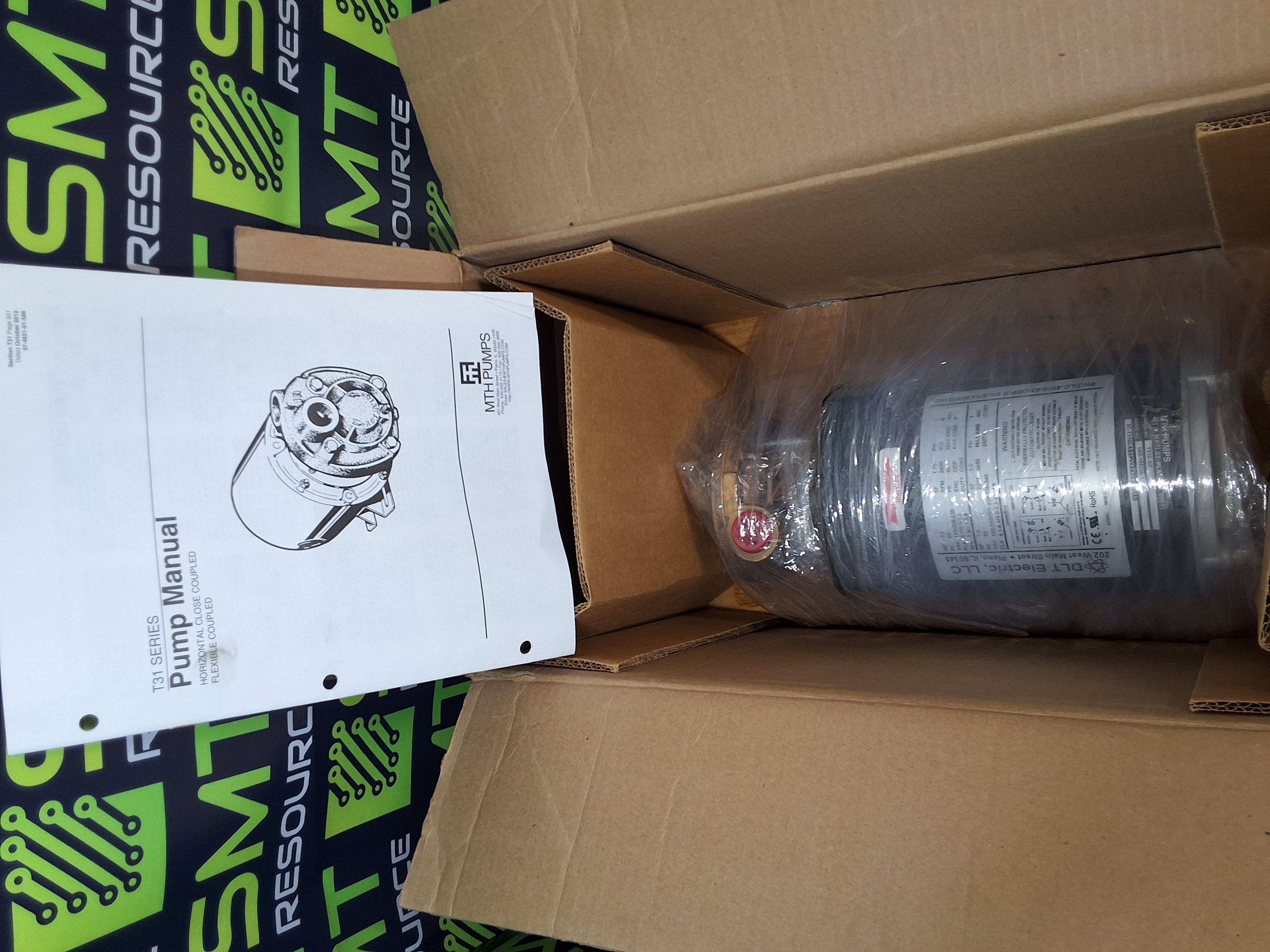 MTH T31C AB REGENERATIVE TURBINE PUMP WITH DLT MOTOR DLC-5000-03-ODP-K  **BRAND NEW**