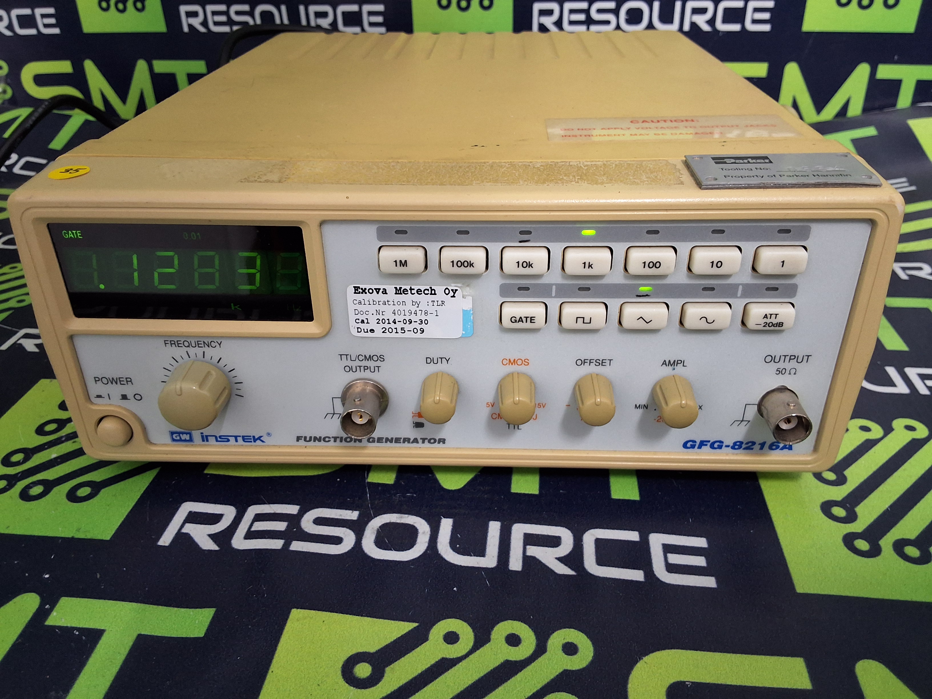 Used INSTEK GFG-8216A FUNCTION GENERATOR 3 MHZ