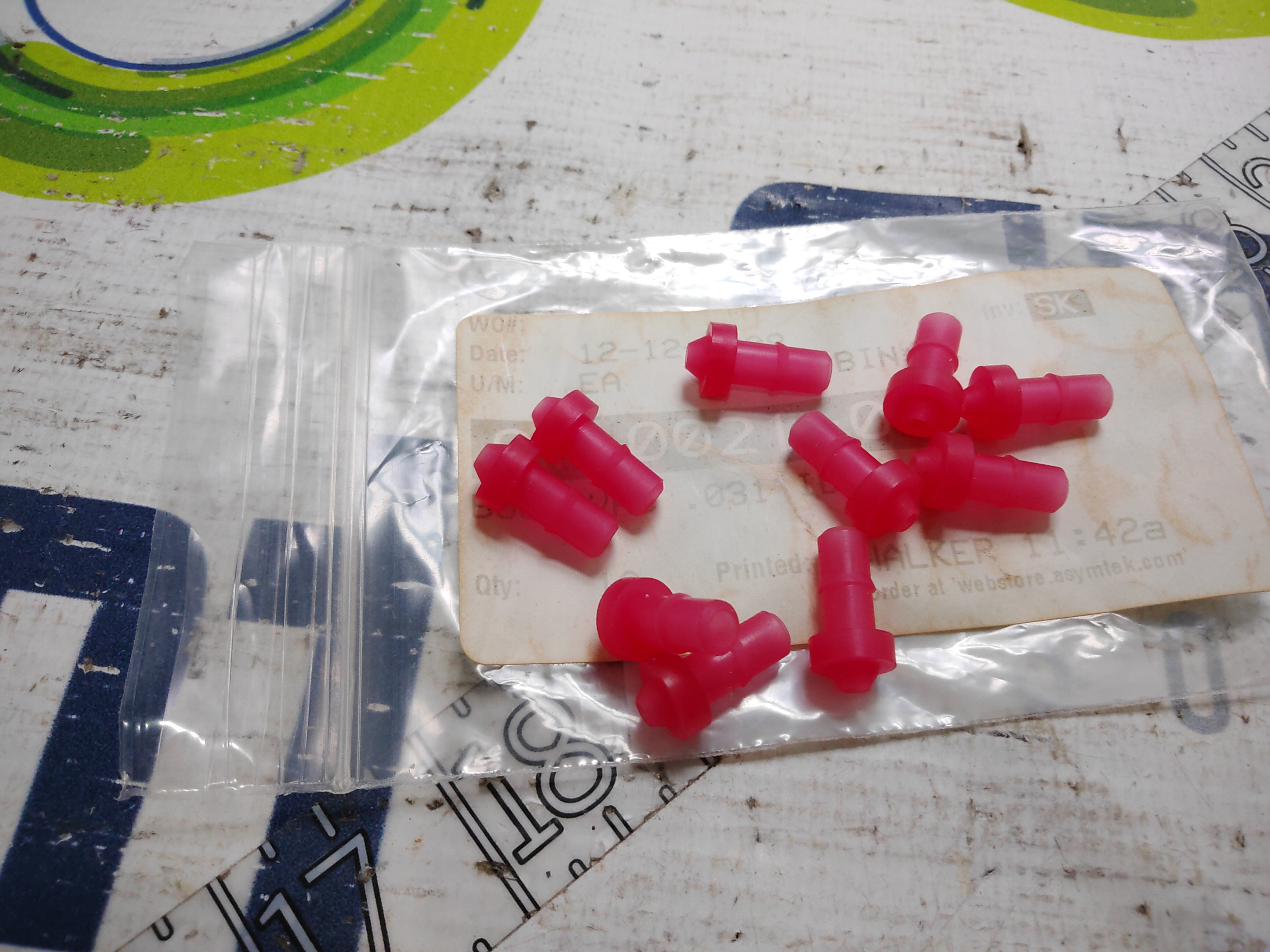 ASYMTEK 01-0019-00 BOOT, VACUUM ORANGE- PACK OF 10 UNITS