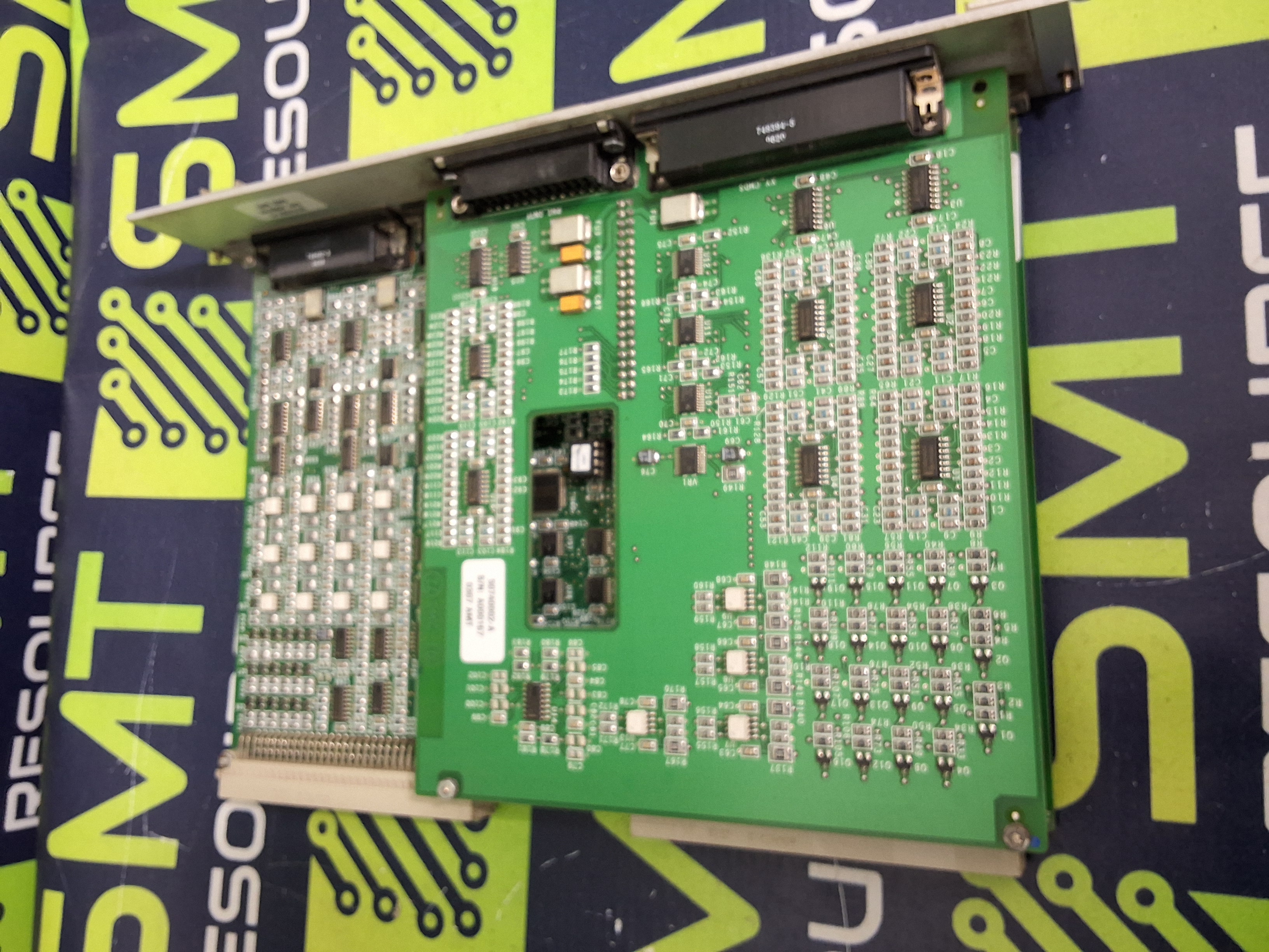 Used UNIVERSAL INSTRUMENTS 50763004 / 50762904 GMC BOARD WITH 50740002 GMC I/O MODULE 