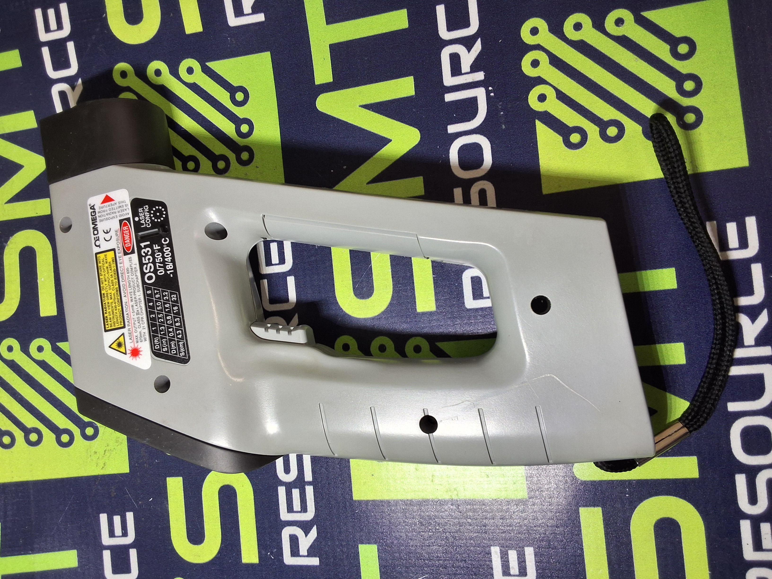 Used OMEGASCOPE OS530 HANDHELD INFRARED THERMOMETER -22/250F