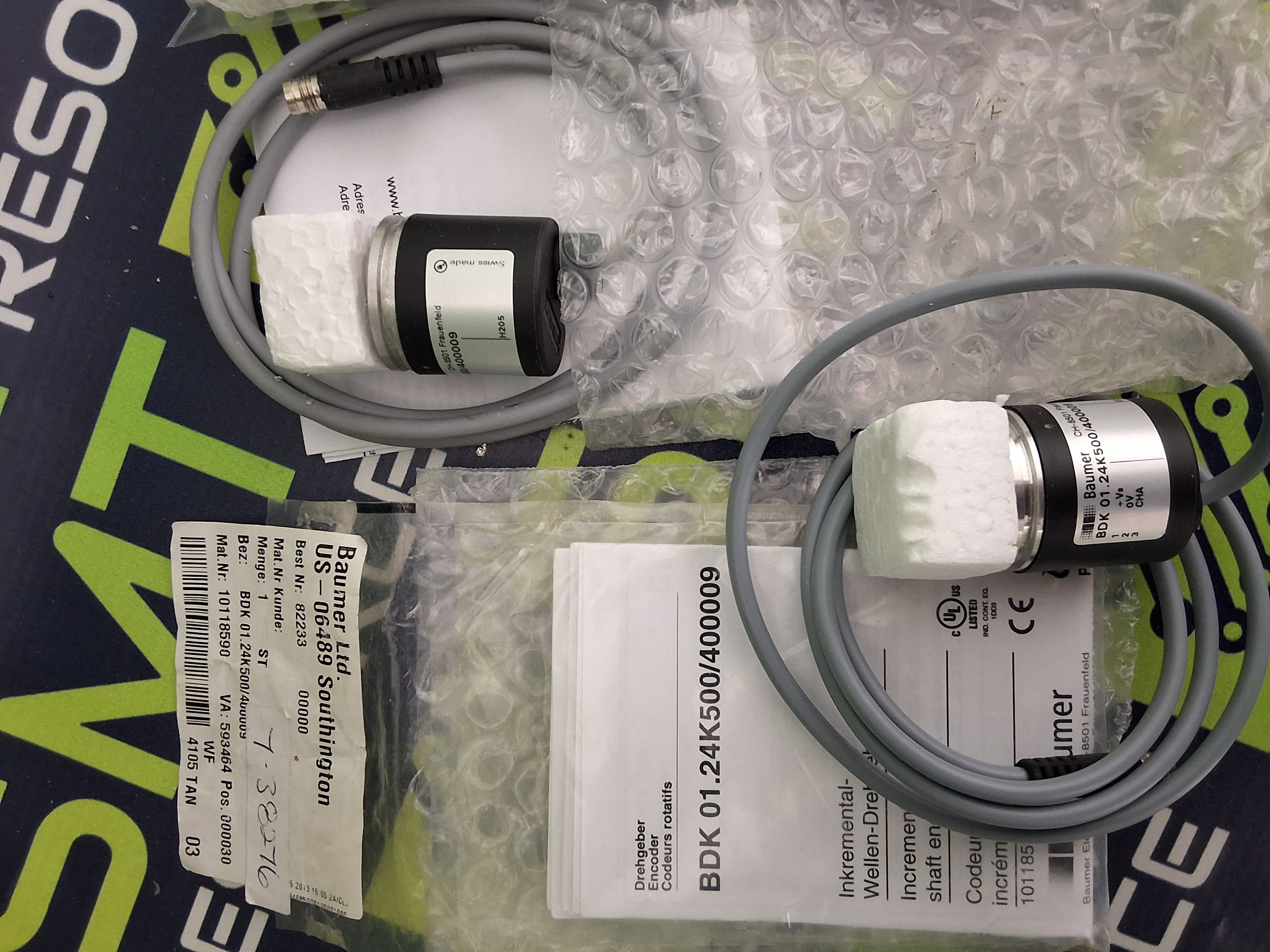 BAUMER BDK 01.24K500/400009 COMPACT ROTARY ENCODER - BRAND NEW