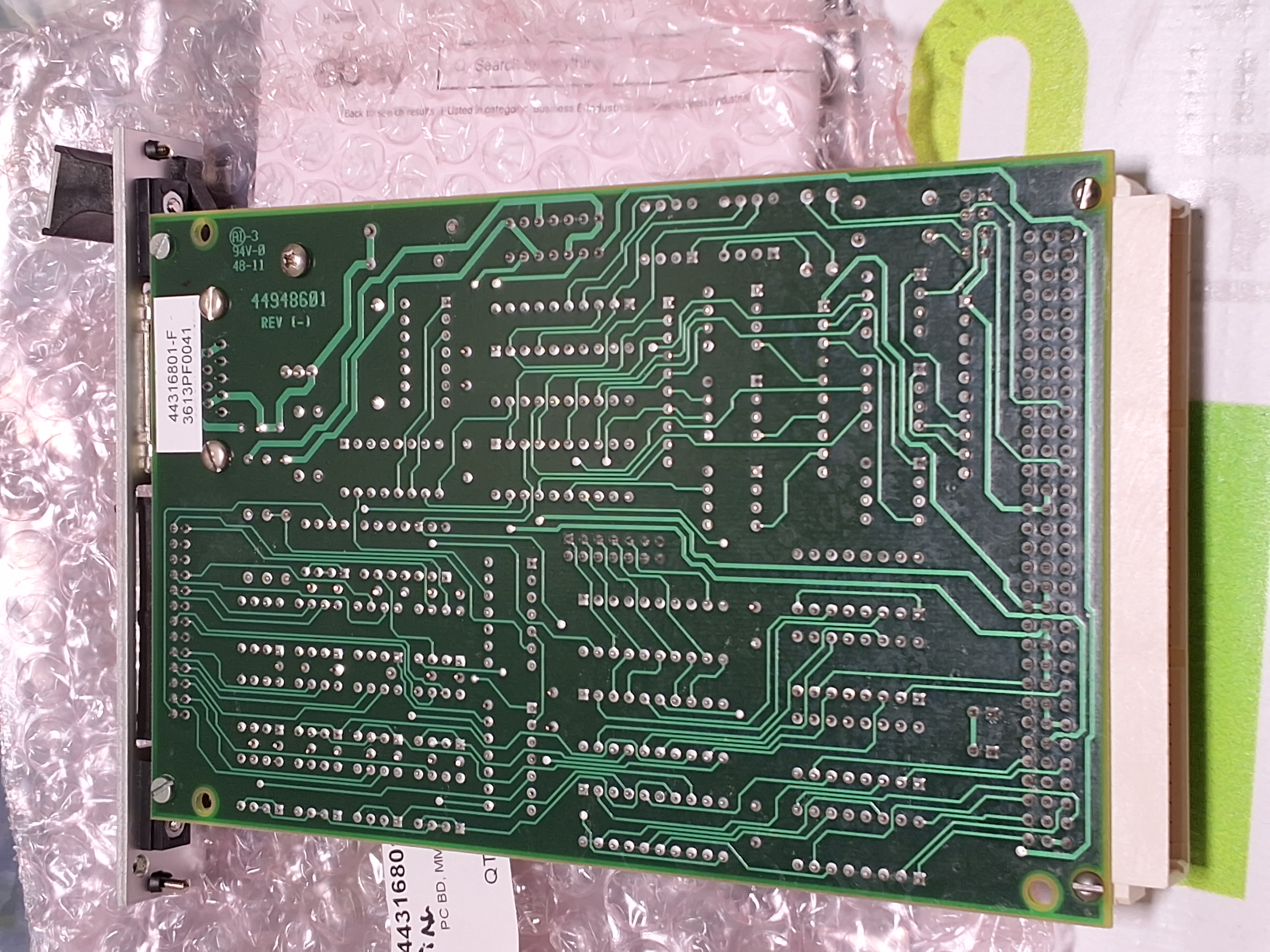 Used UNIVERSAL INSTRUMENTS 44316801 MM16 I/O ASM BOARD