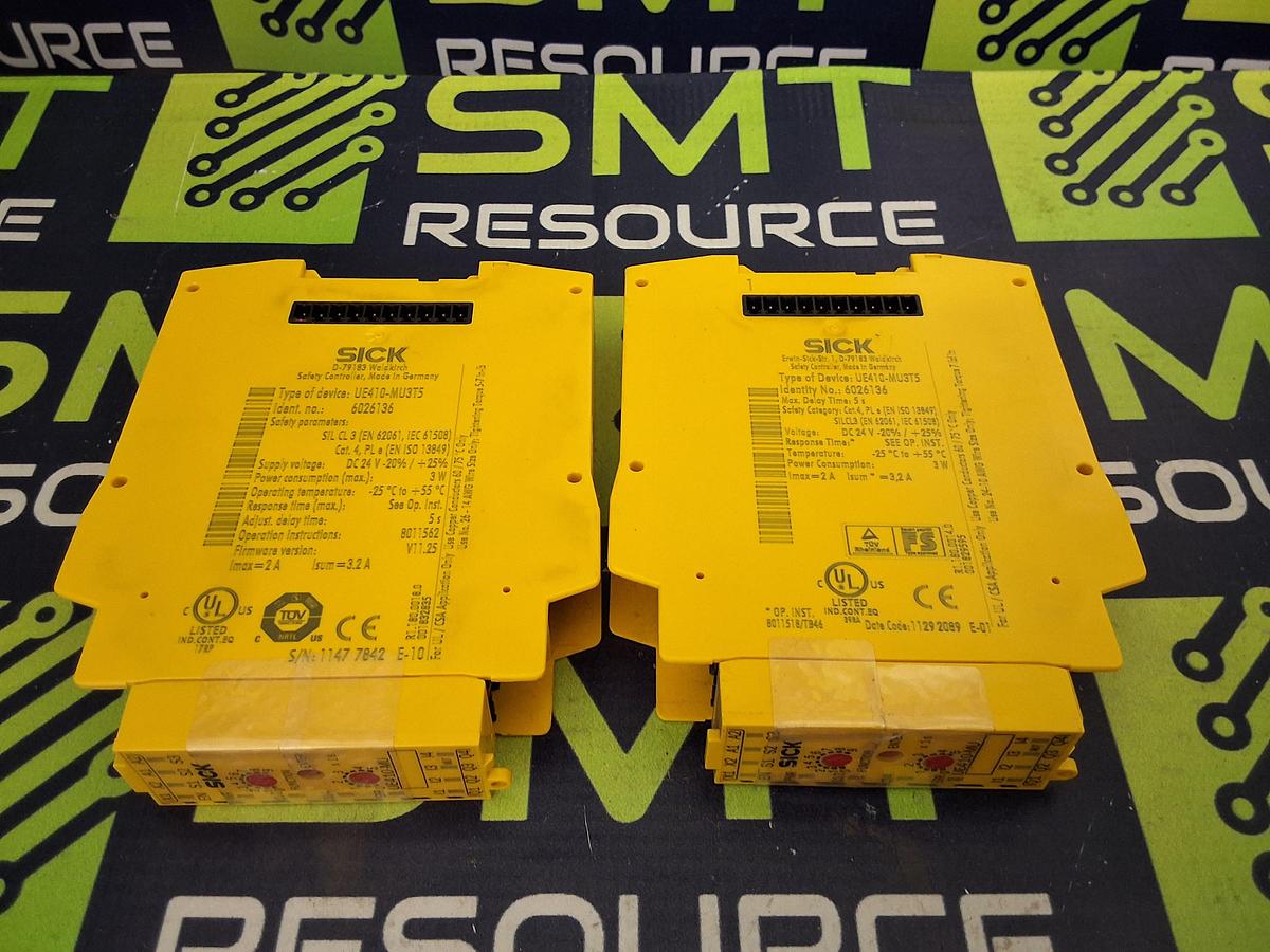 Used SICK 6026136 / UE410-MU3T5 / UE410-MU SAFETY RELAY CONTROLLER