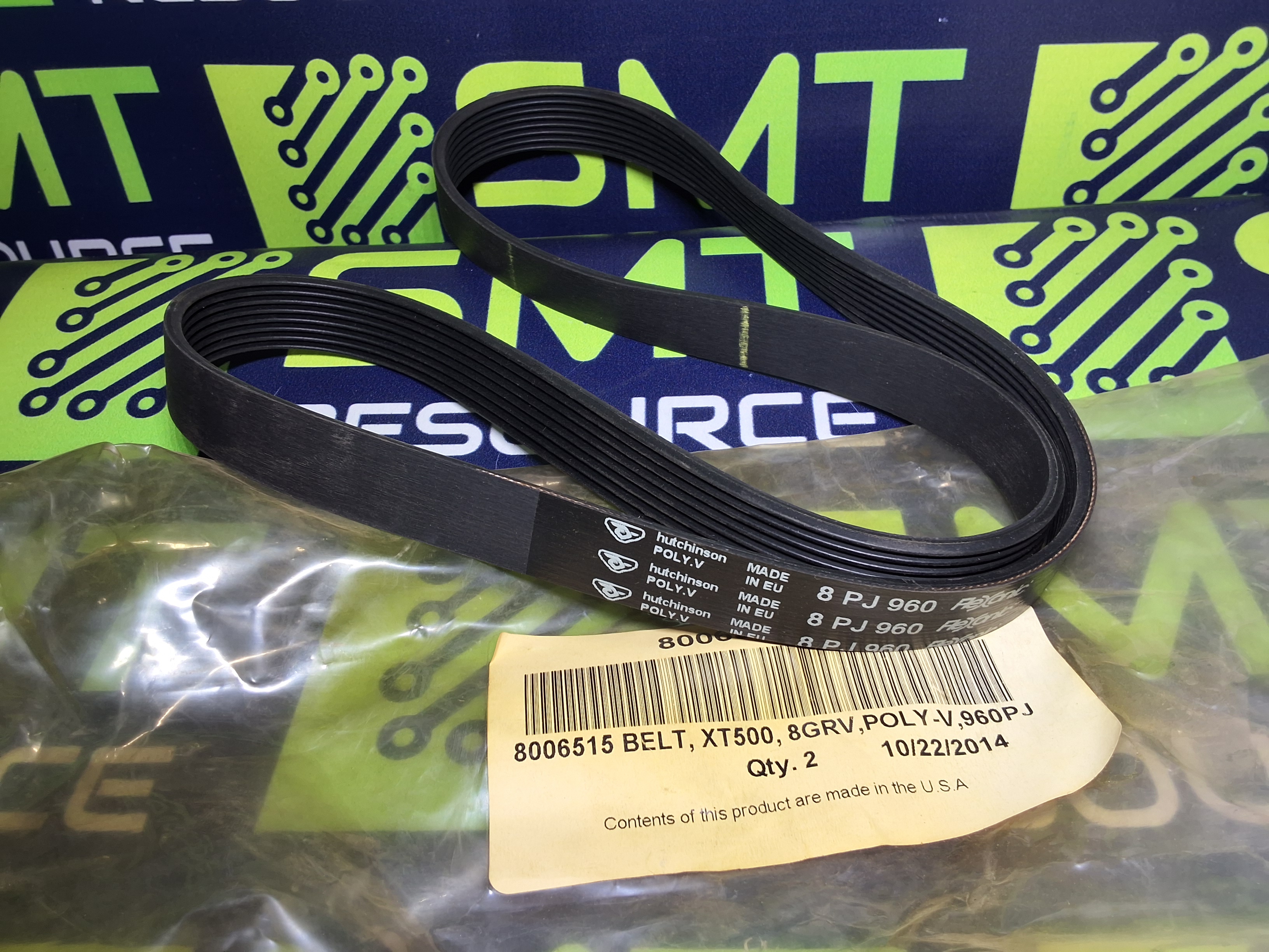 HUTCHINSON FLEXONIC 8PJ960 BELT 8006515 - BRAND NEW