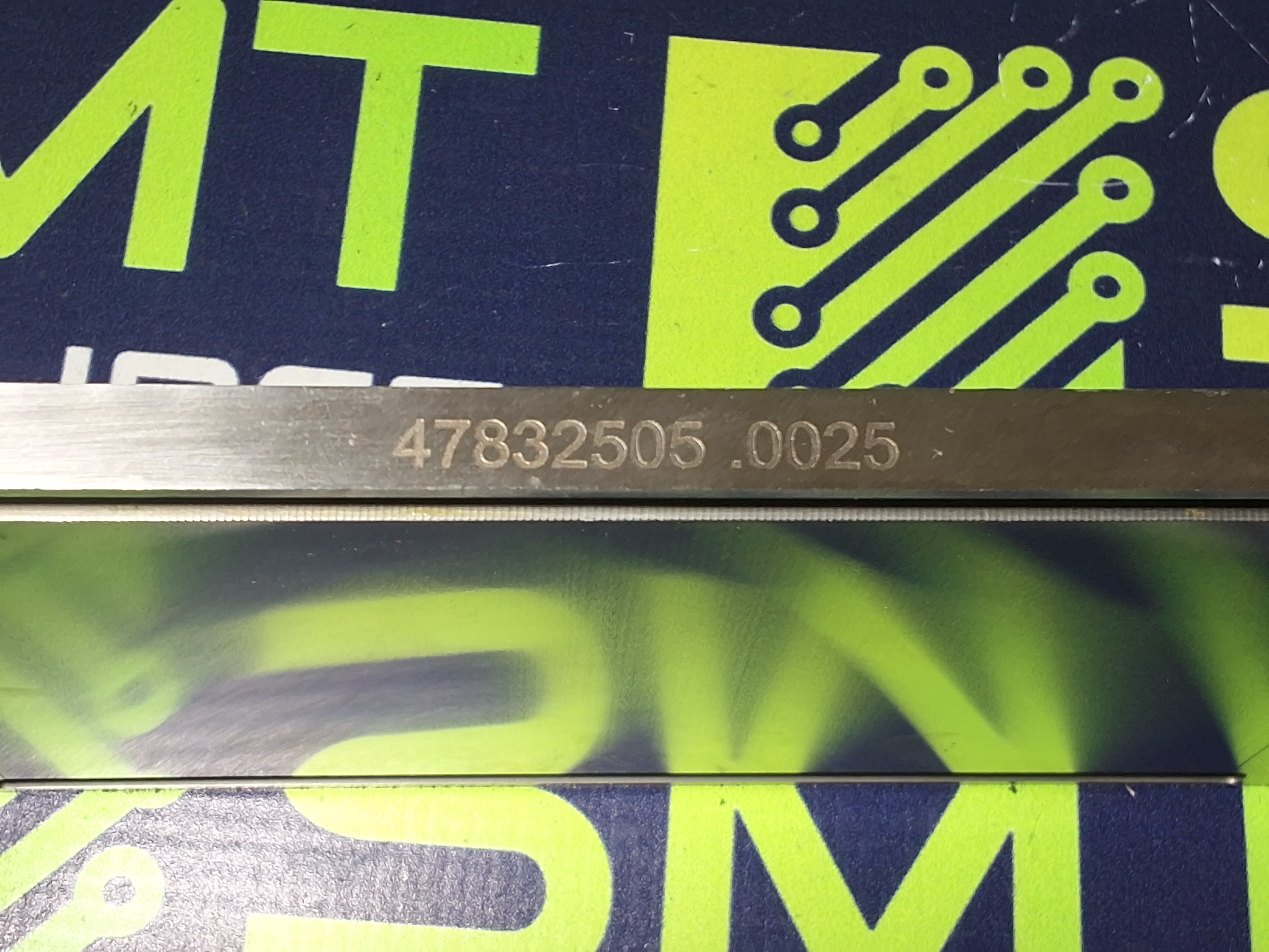 Used UNIVERSAL INSTRUMENTS 47832505 DEPTH .0025 CALIBRATION PLATE