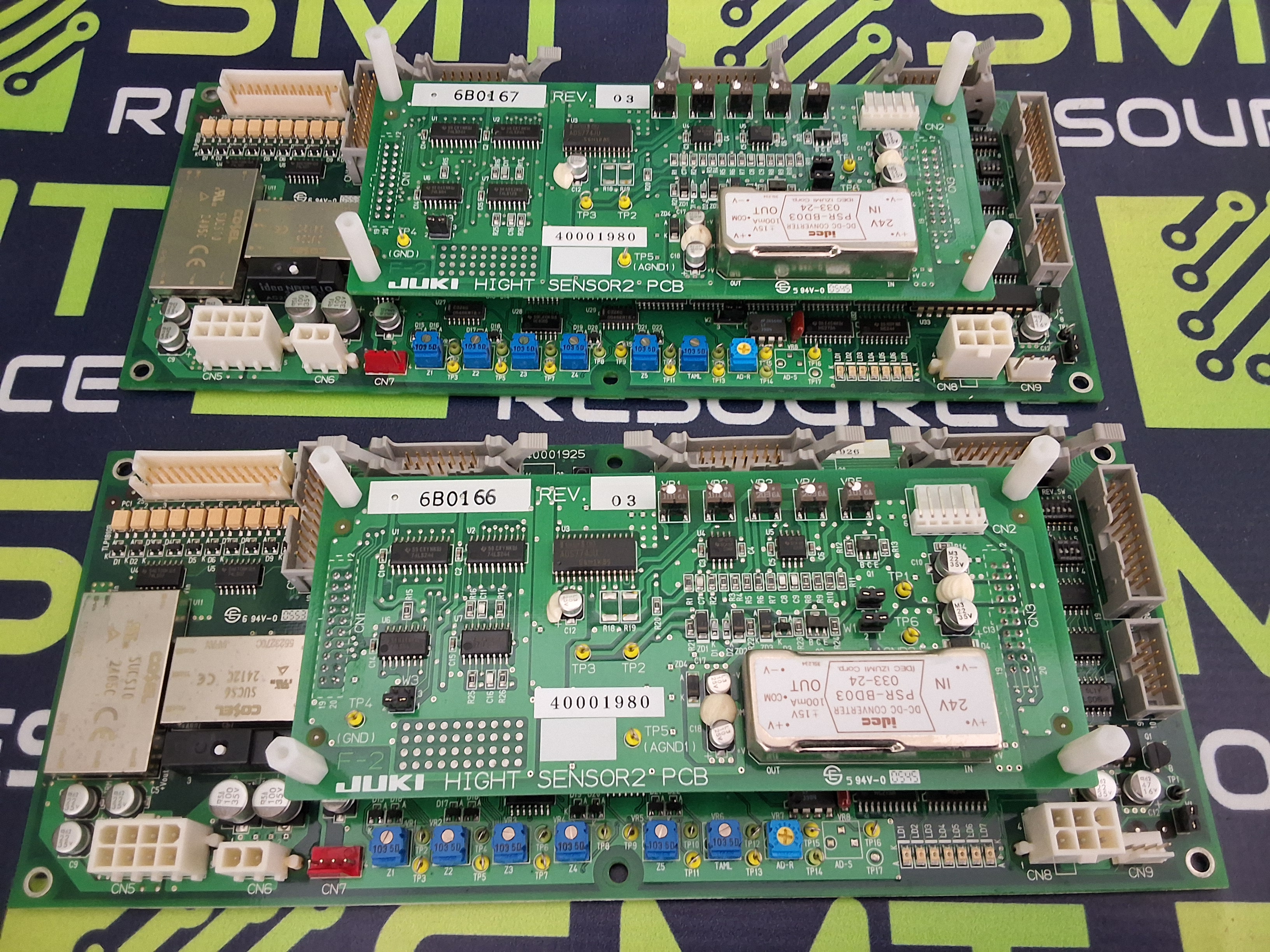 Used JUKI 40001925 HEAD MAIN PCB WITH JUKI 40001980 HIGHT SENSOR 2 PCB