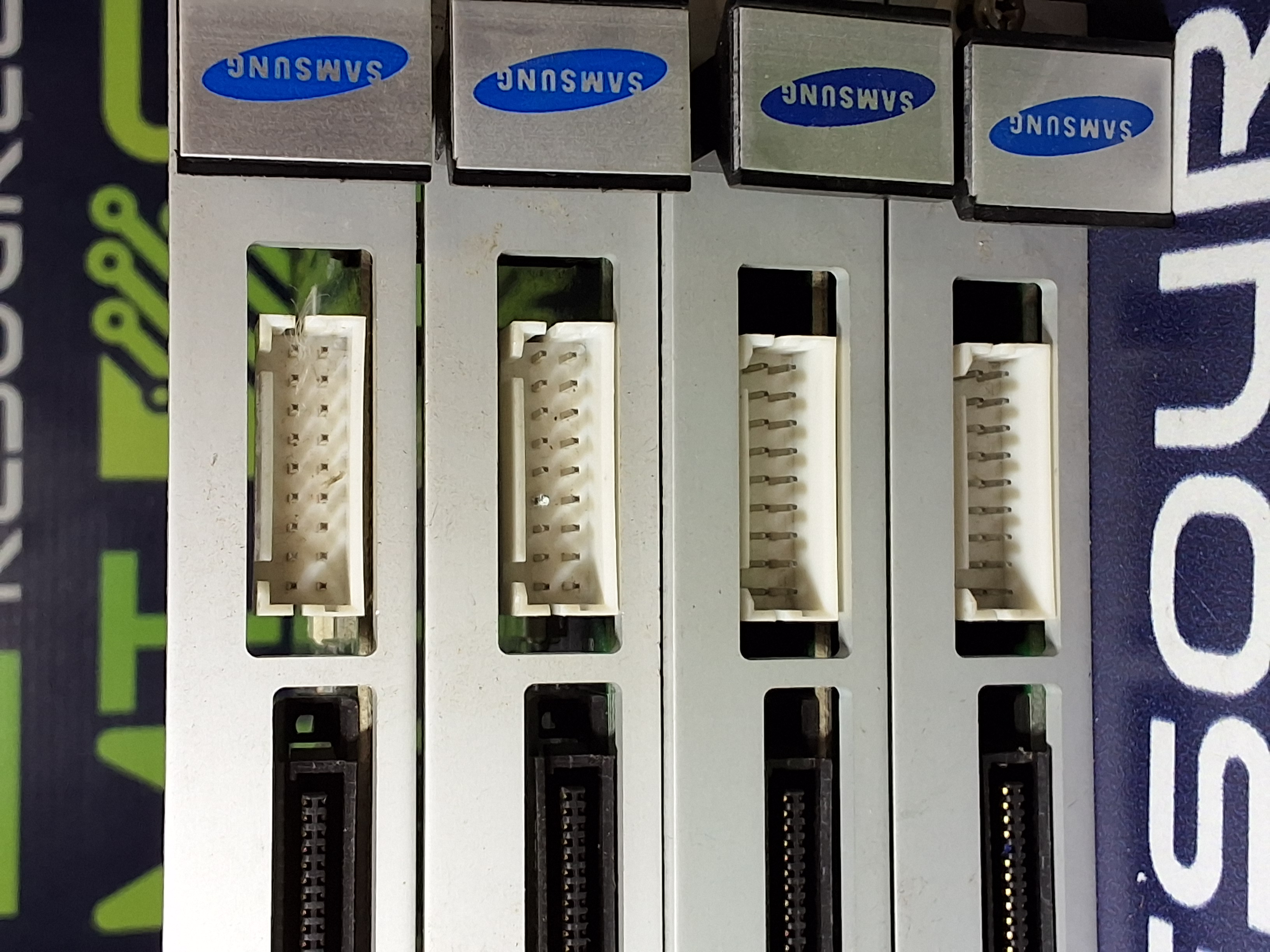 Used SAMSUNG J90600406B X7043-AXIS-D BOARD + J90600405B MOTOR CONTROL BOARD X7043-AXIS-M