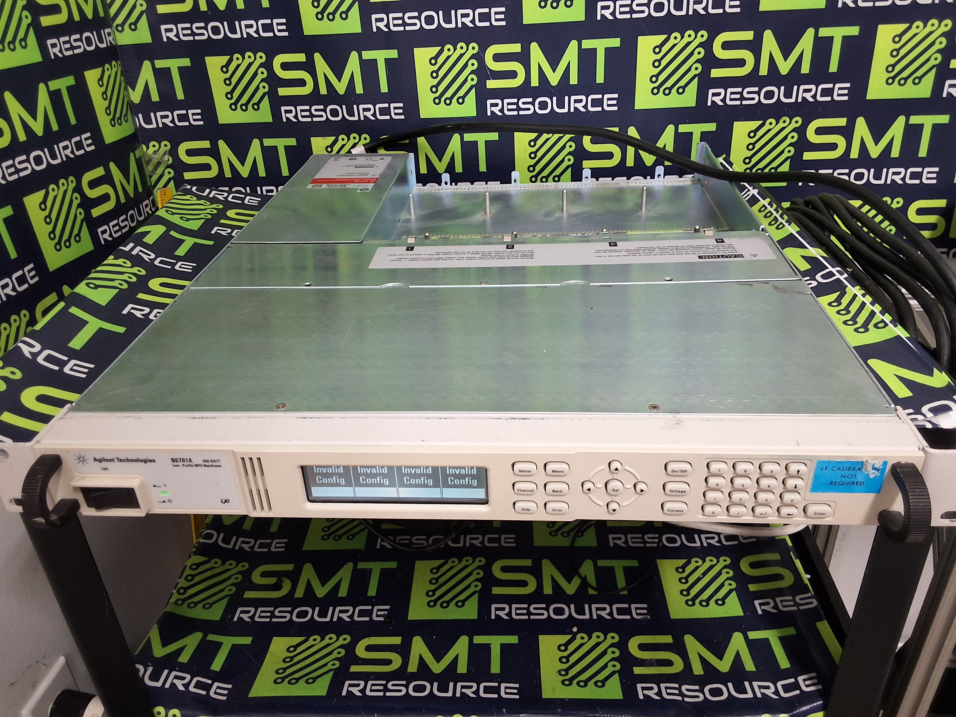 Used AGILENT N6701A LOW-PROFILE MPS MODULAR DC POWER SUPPLY MAINFRAME 600W