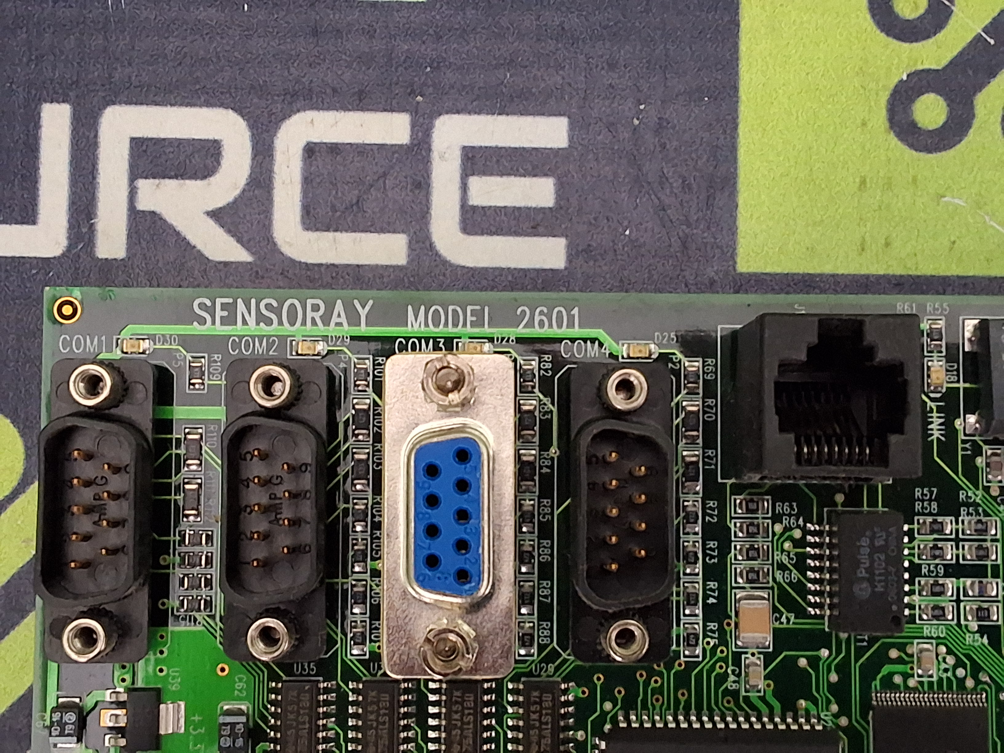 Used SENSORAY MODEL 2601 COMMUNICATION MODULE PW