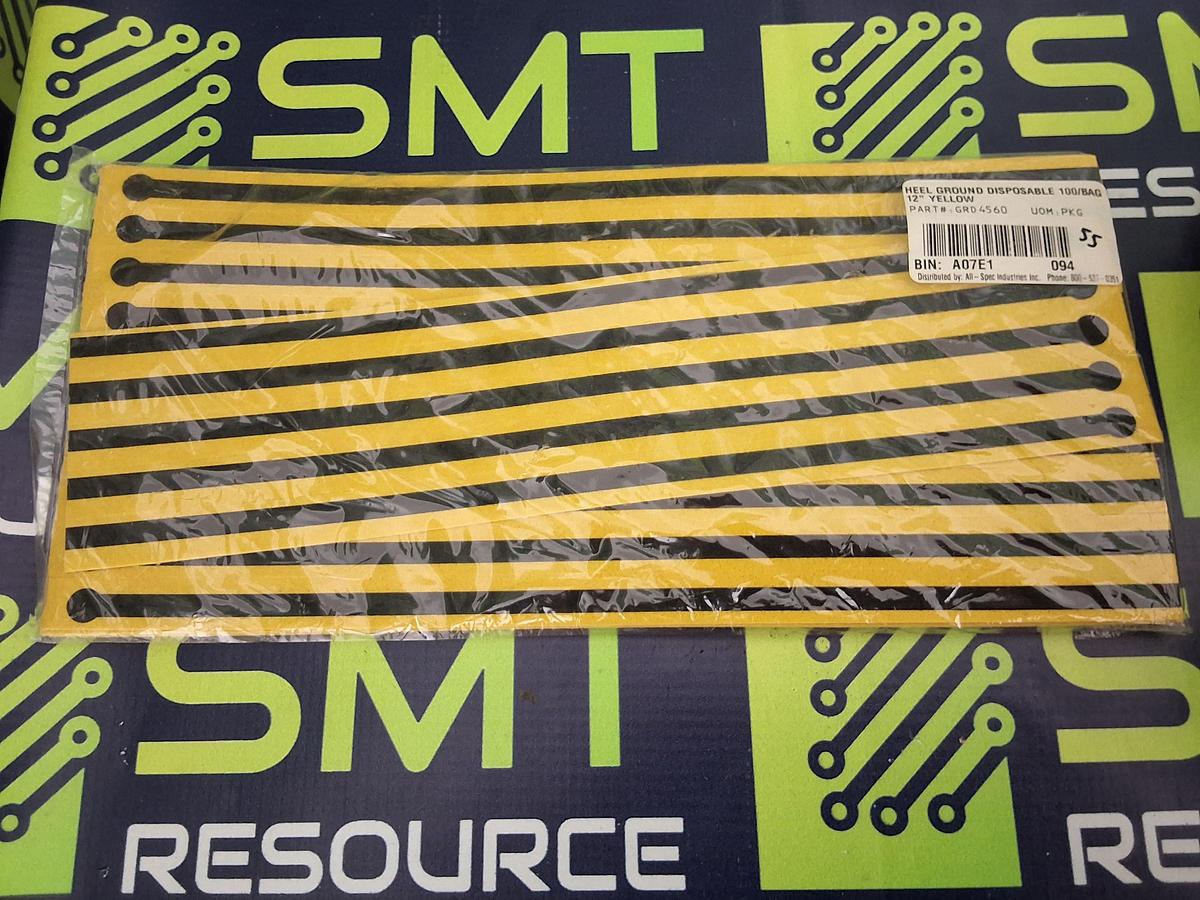 DISPOSABLE ESD GRD4560 HEEL GROUNDER FOR STATIC CONTROL - LOT OF 55 UNITS - NEW