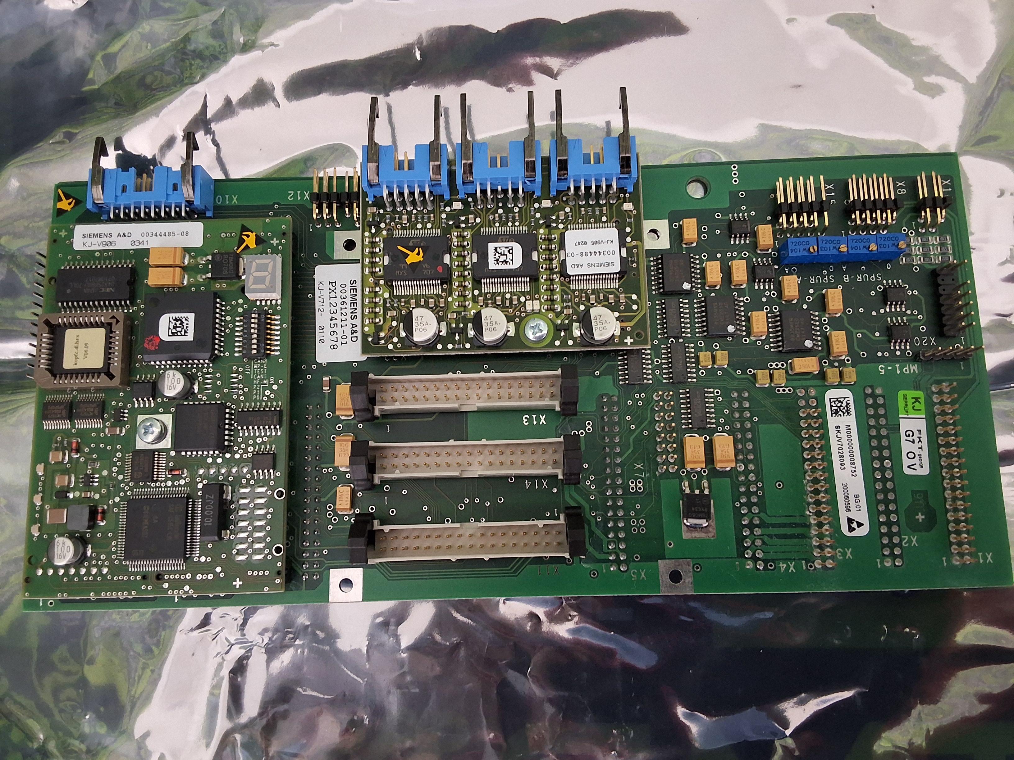 Used SIEMENS 00361211-01 Portal Head Distributor / Head PCB - 00344485-08