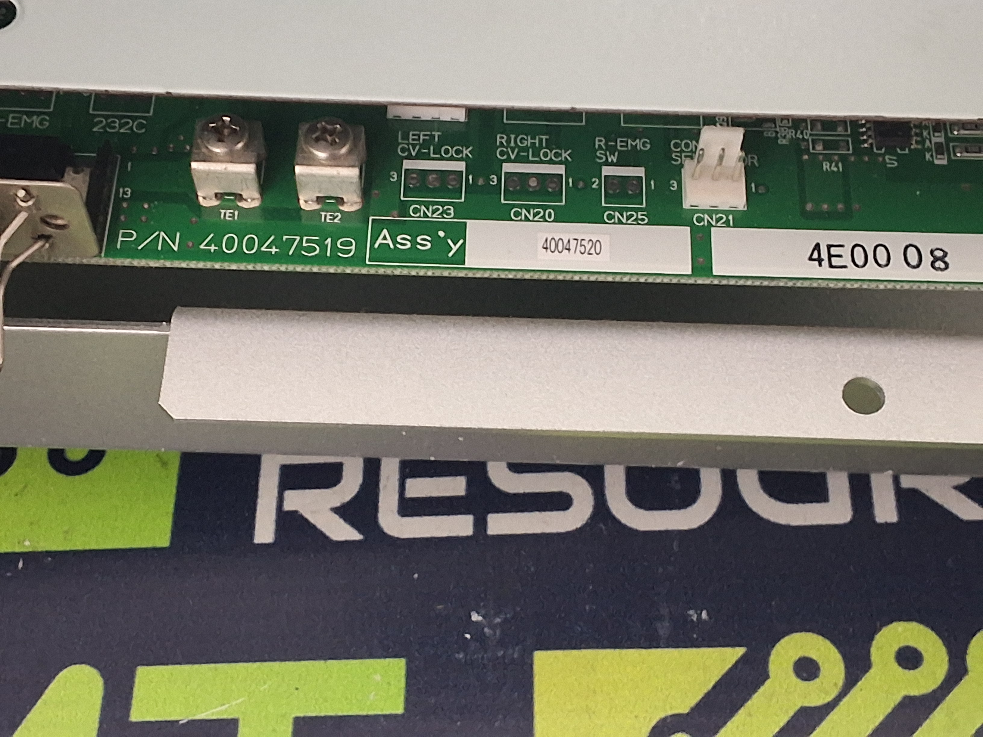 Used JUKI FX-3RAL CONTROL PANEL P/N: 40047519 ASS'Y 40047520