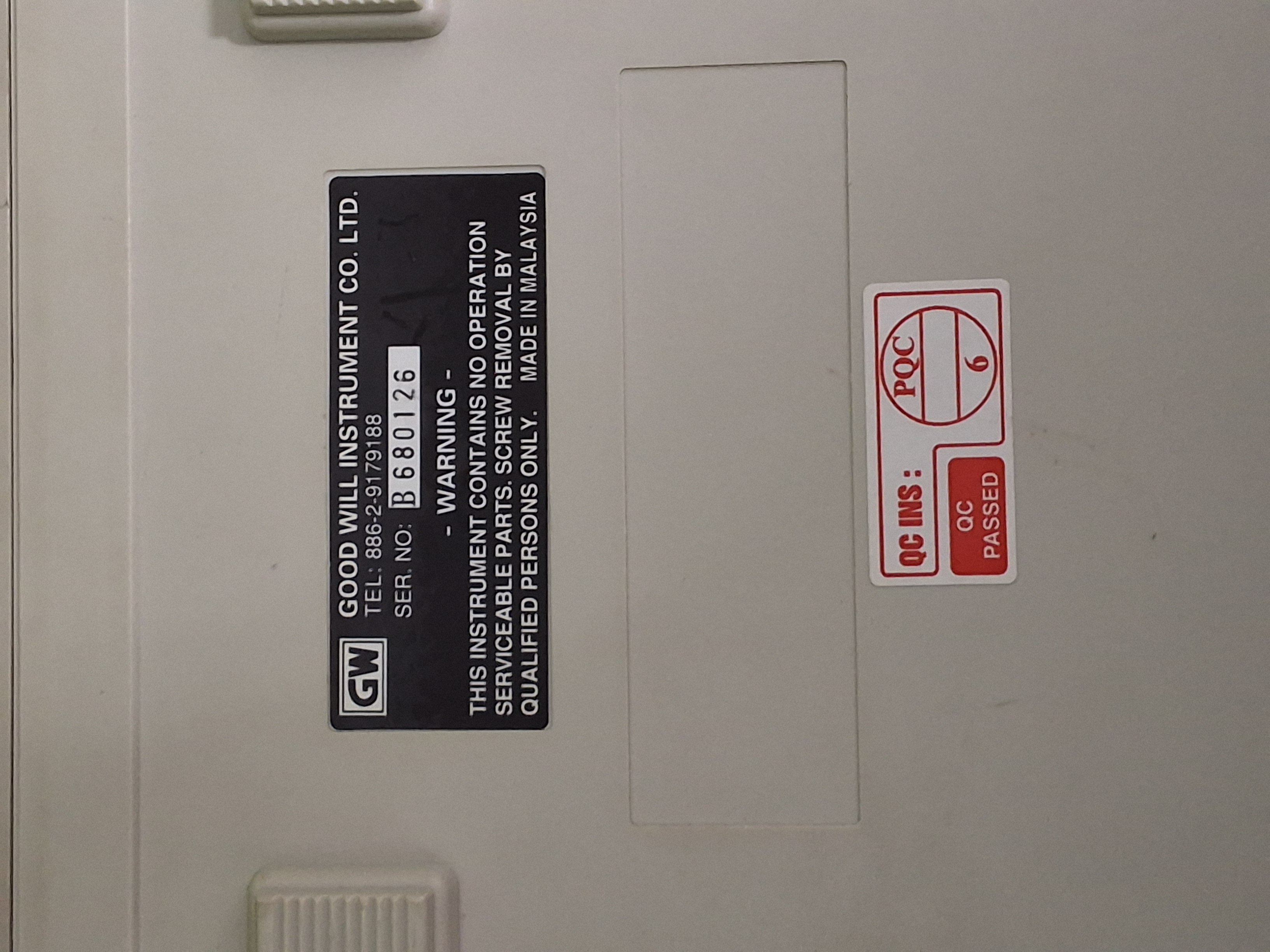 Used INSTEK GFG-8216A FUNCTION GENERATOR 3 MHZ