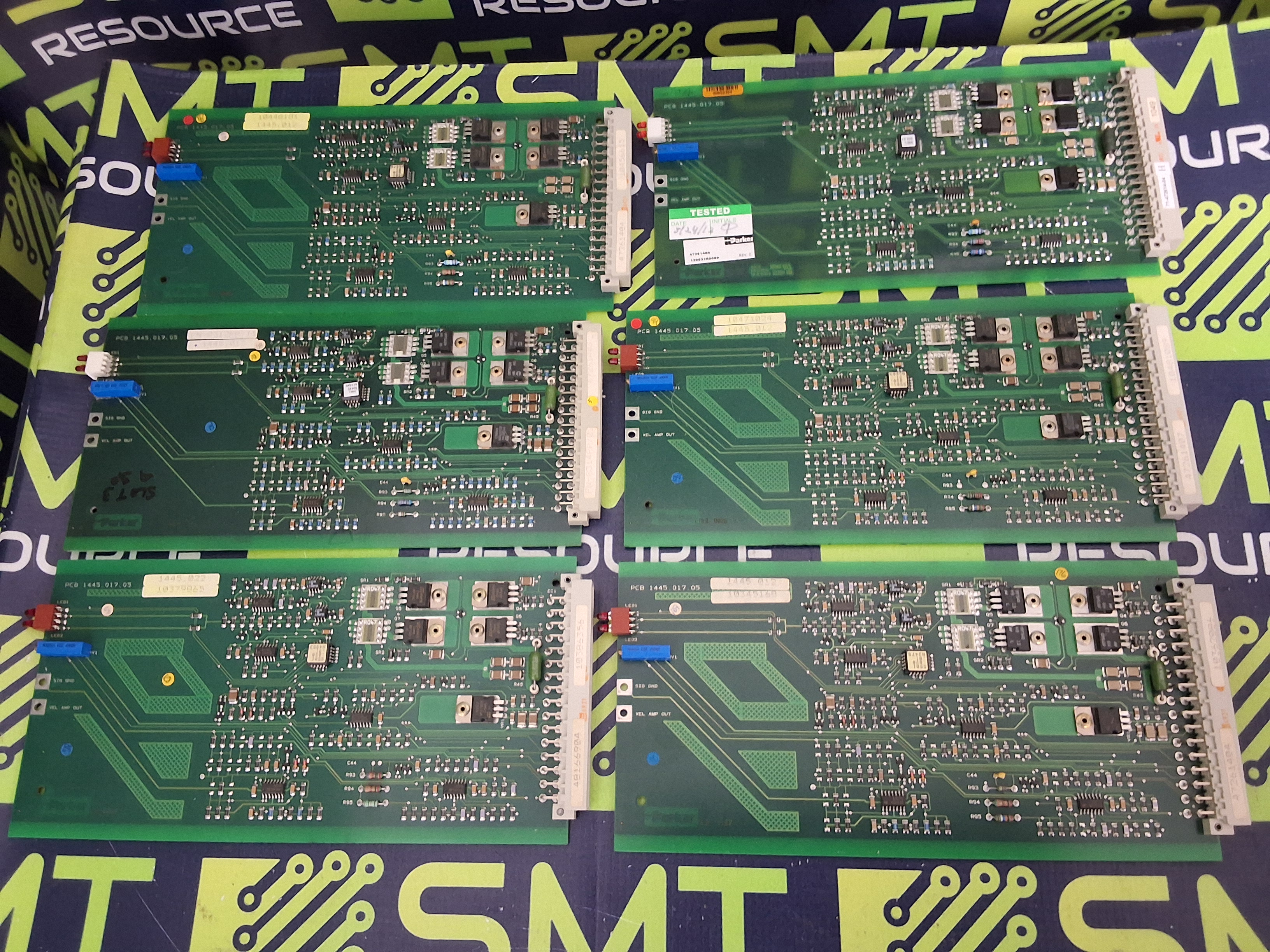 Used PARKER 1445.017.05 PRINTED CIRCUIT BOARD
