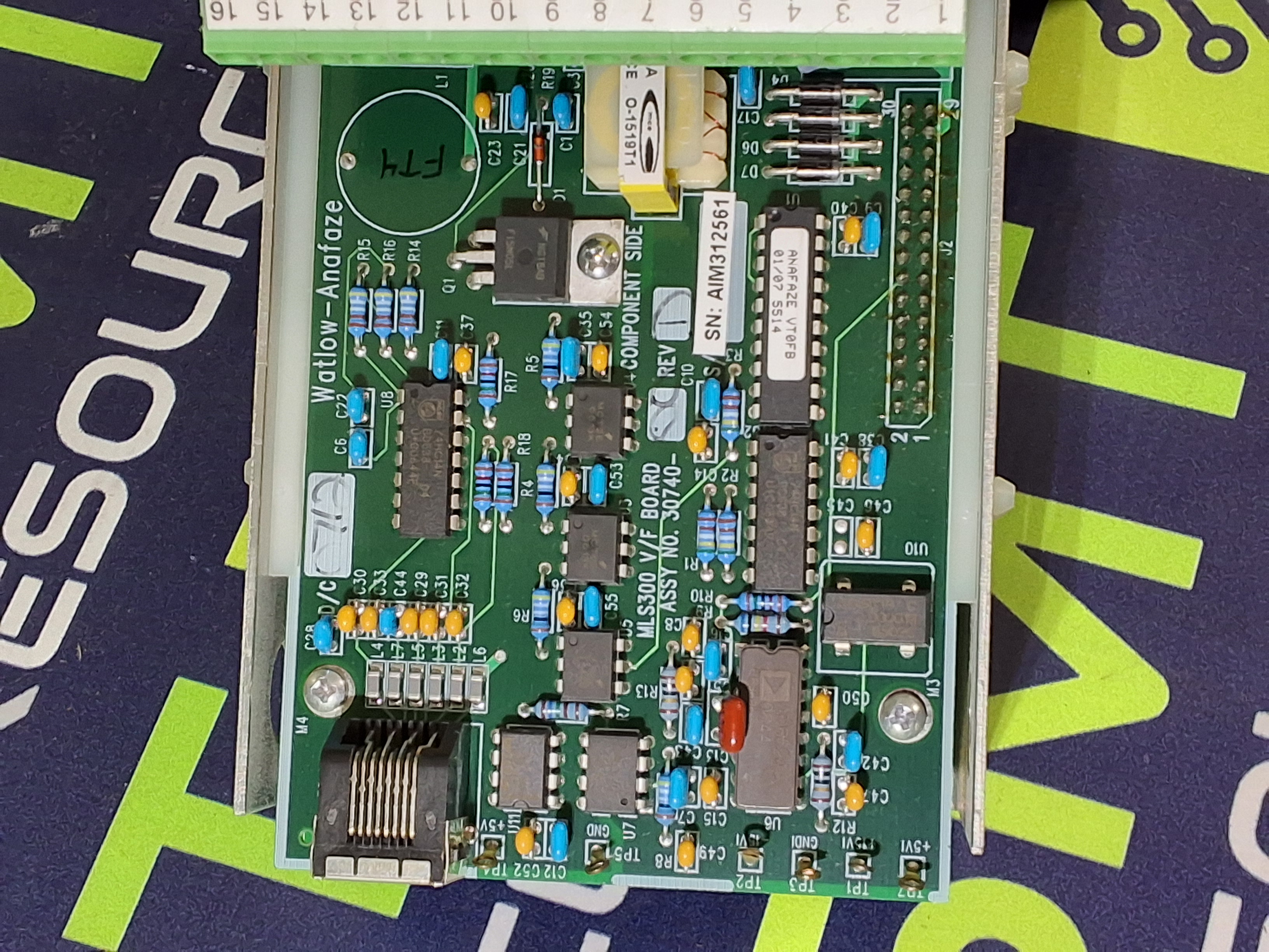 Used WATLOW ANAFAZE MLS300-AIM TEMPERATURE CONTROLLER