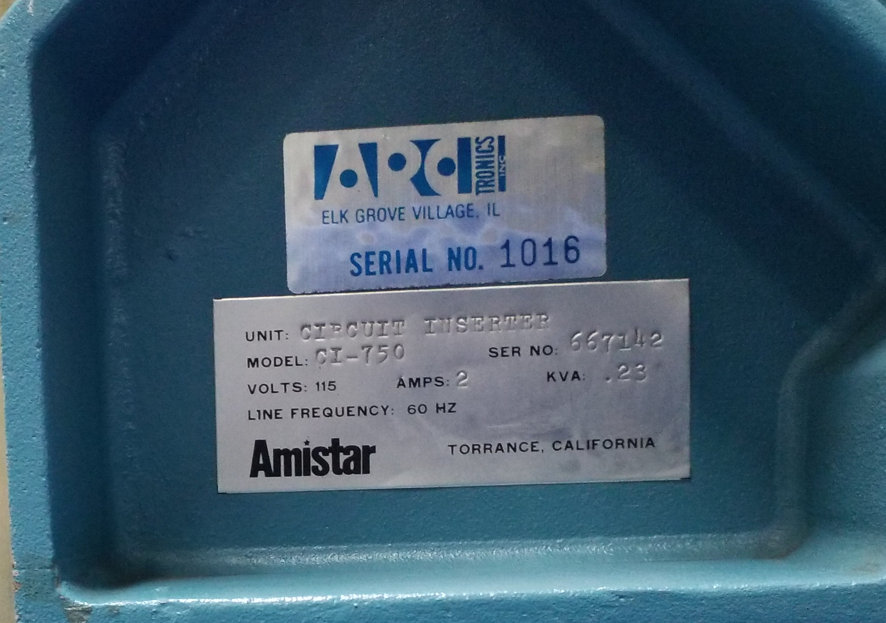 Used AMISTAR CI‑750 DIP INSERTER