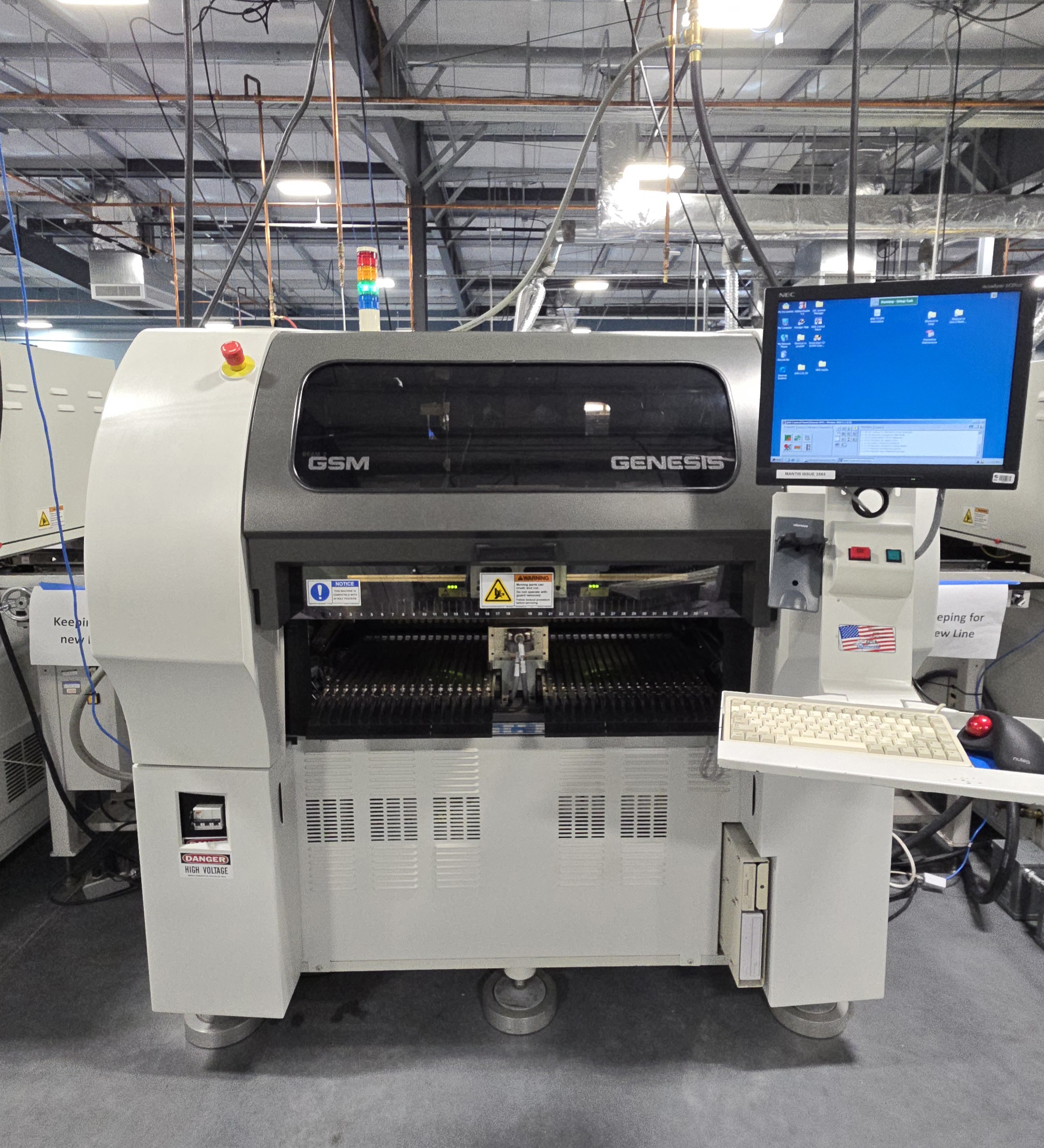 Used Universal Instruments GSM Genesis GC-120 Pick and Place Machine