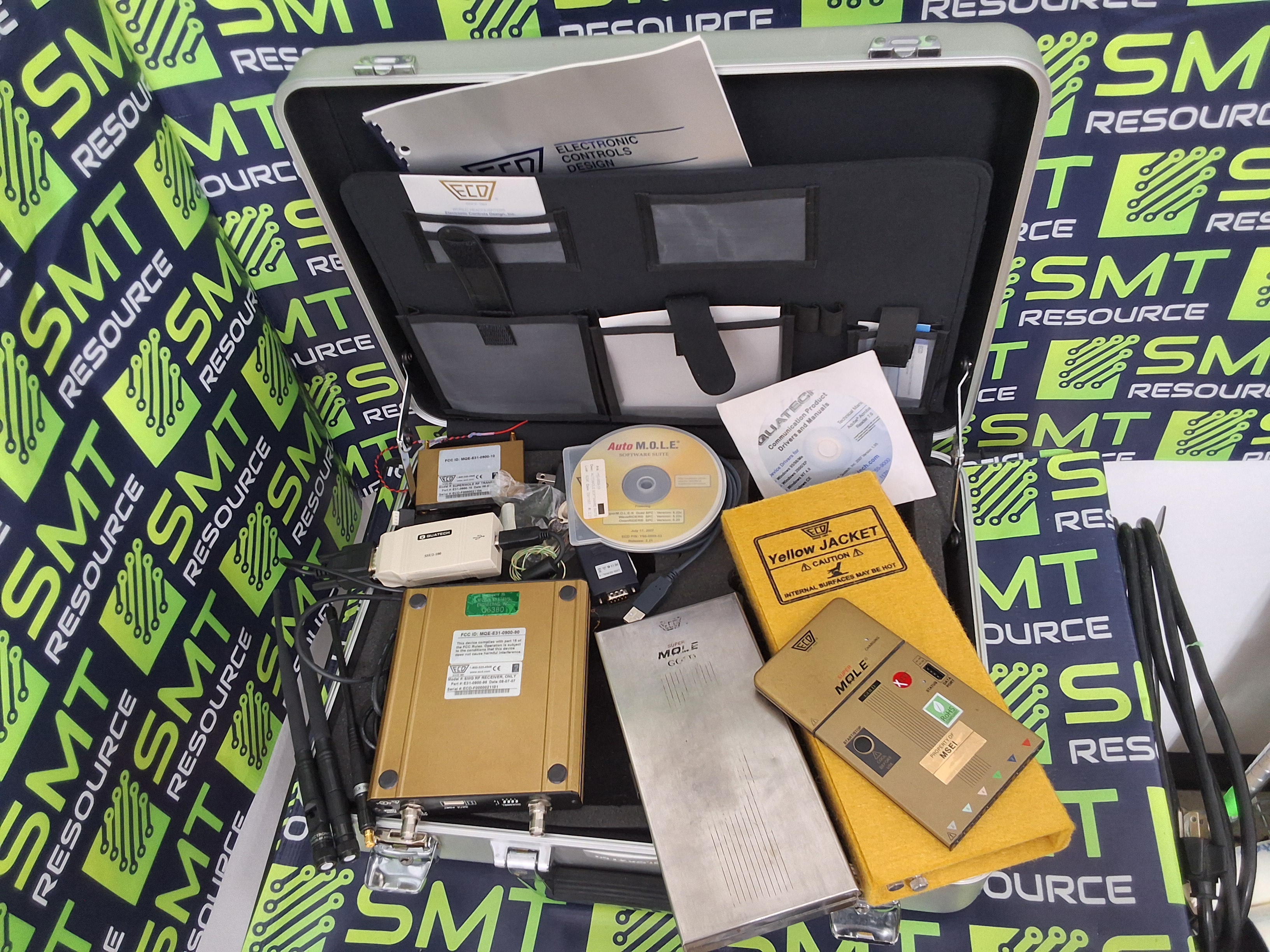 Used ECD SUPER M.O.L.E. GOLD THERMAL RADIO FREQUENCY PROFILER KIT E45-7647-45