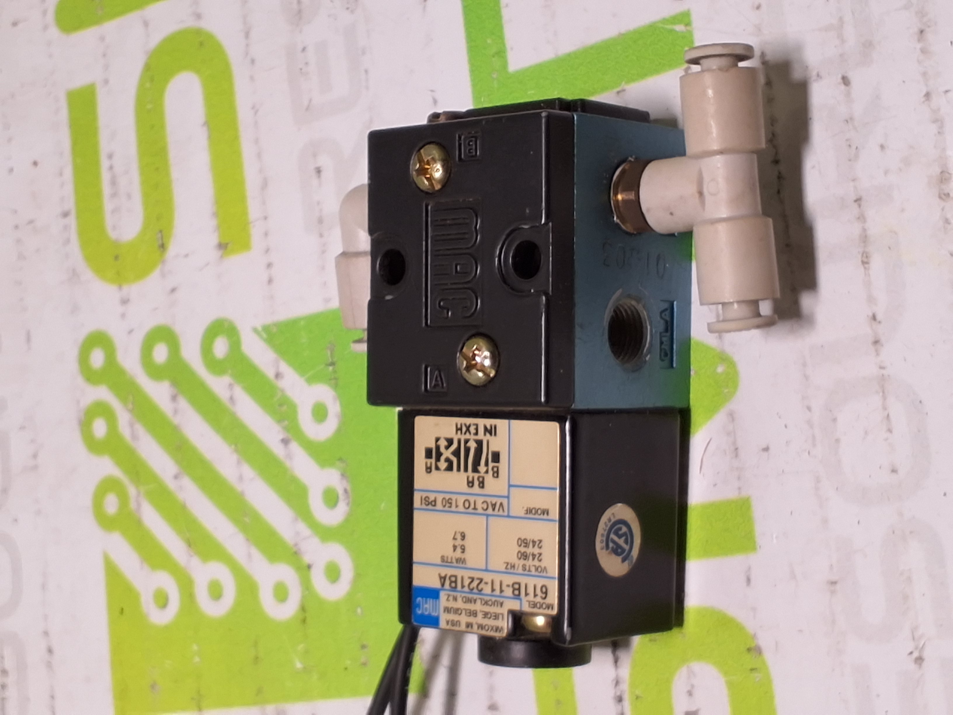 Used MAC AIR VALVE - 611B-11-221BA 