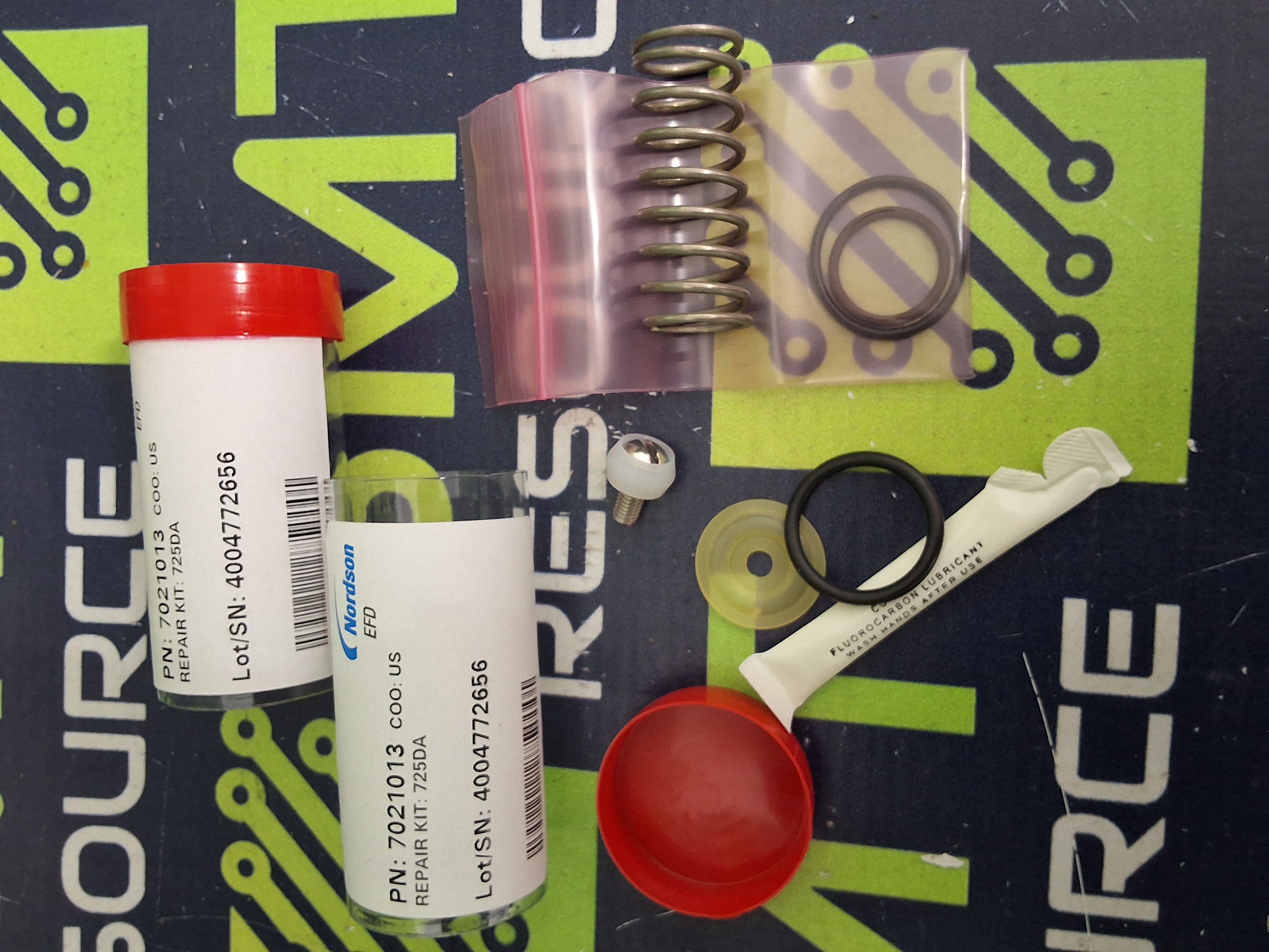 Used NORDSON EFD 7021013 REPAIR KIT 725DA - BRAND NEW