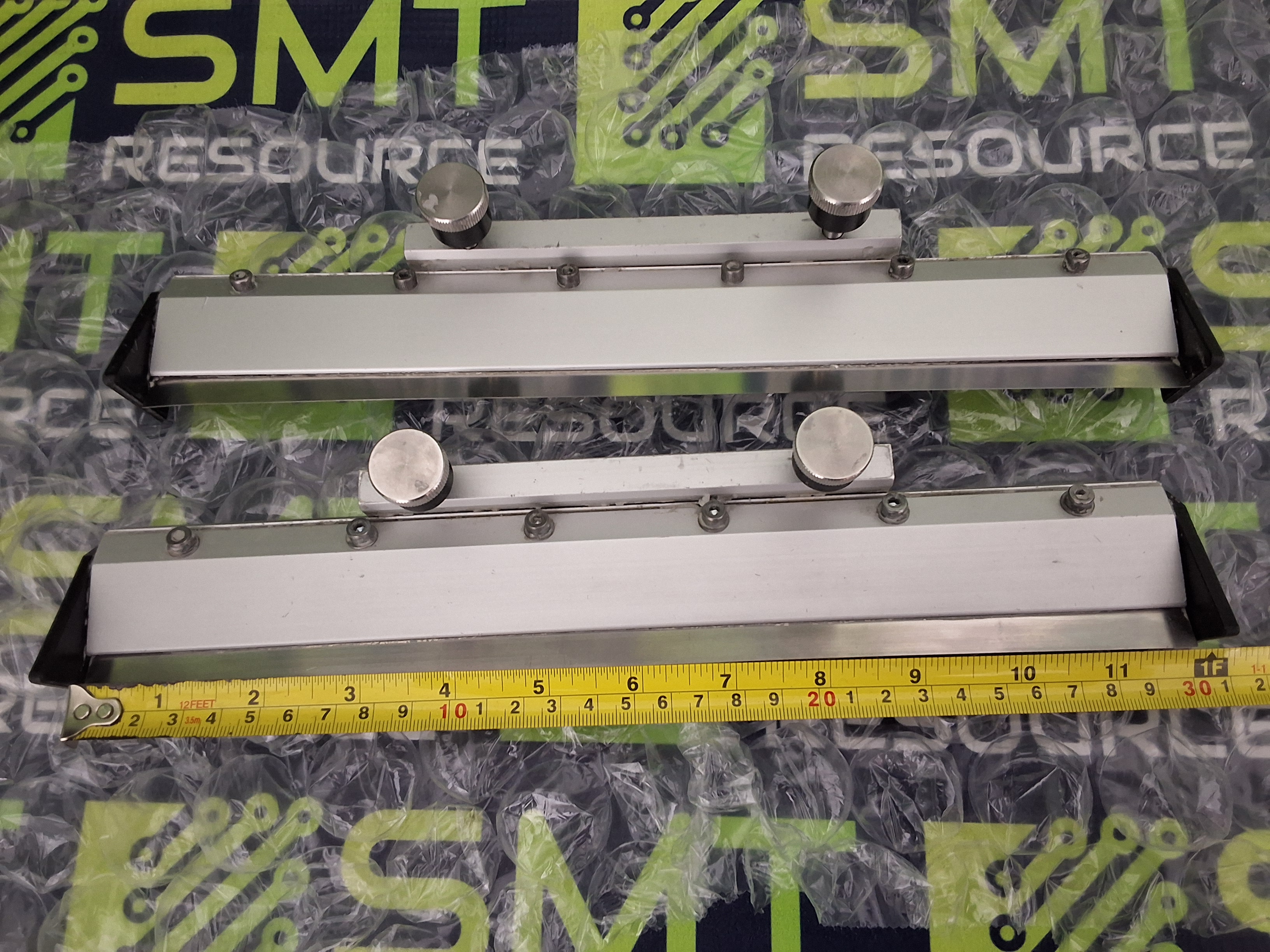 Used EKRA 65° 300mm METAL SQUEEGEE SET ASSEMBLY - LOT OF 2 UNITS