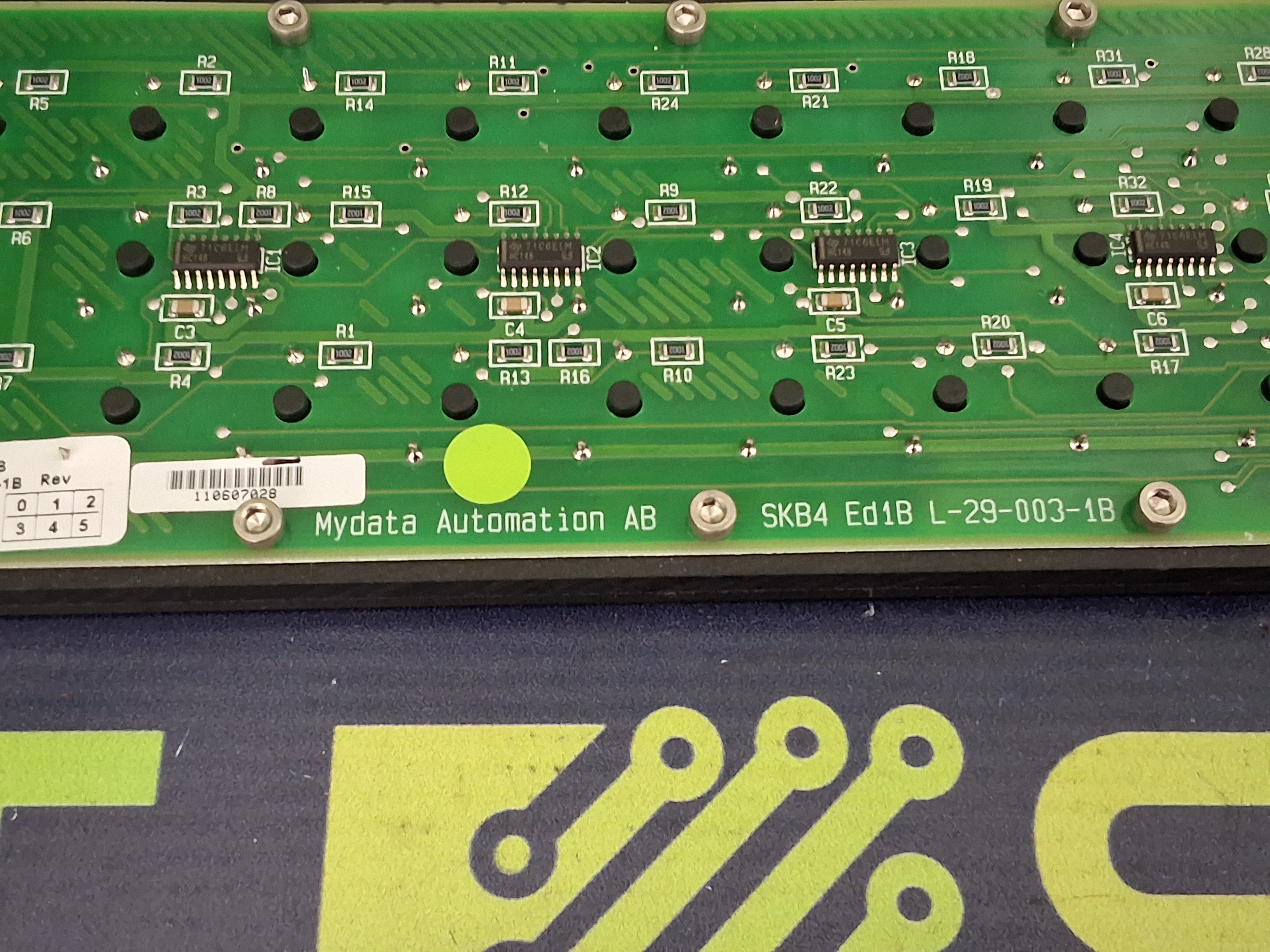 Used MYDATA L-029-0003-1B KEYPAD WITH MYDATA L-019-0083C JOYSTICK