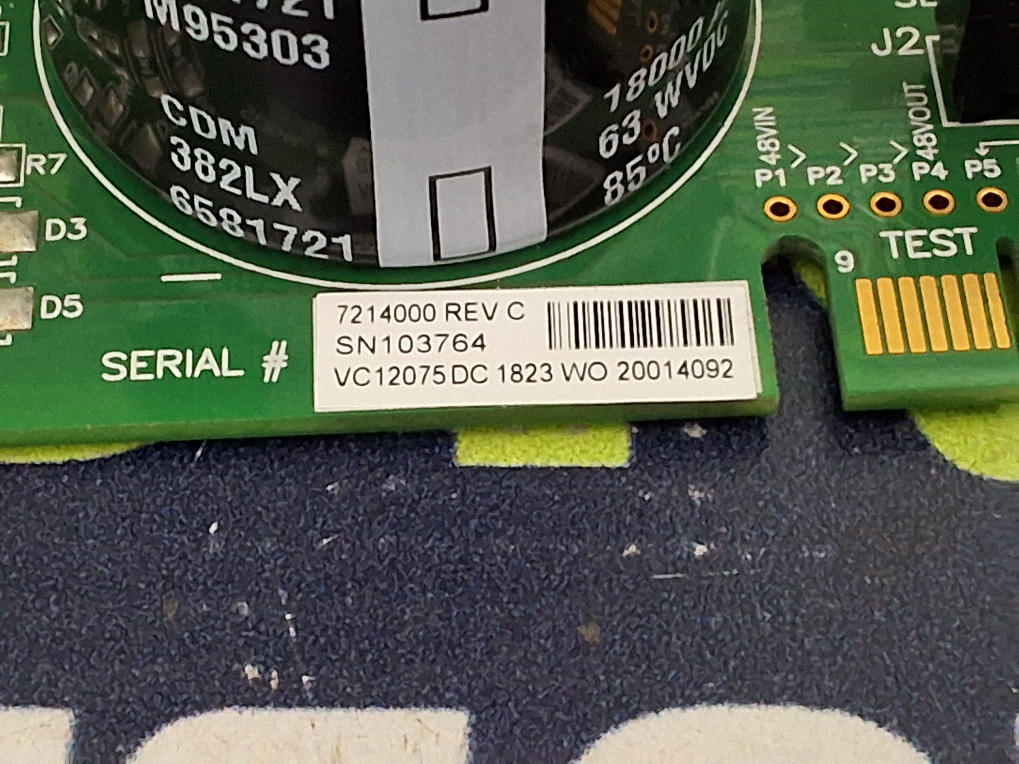 Used ASYMTEK NORDSON 721400 MOTION CONTROL AND SERVO BOARD 7214000 REV C