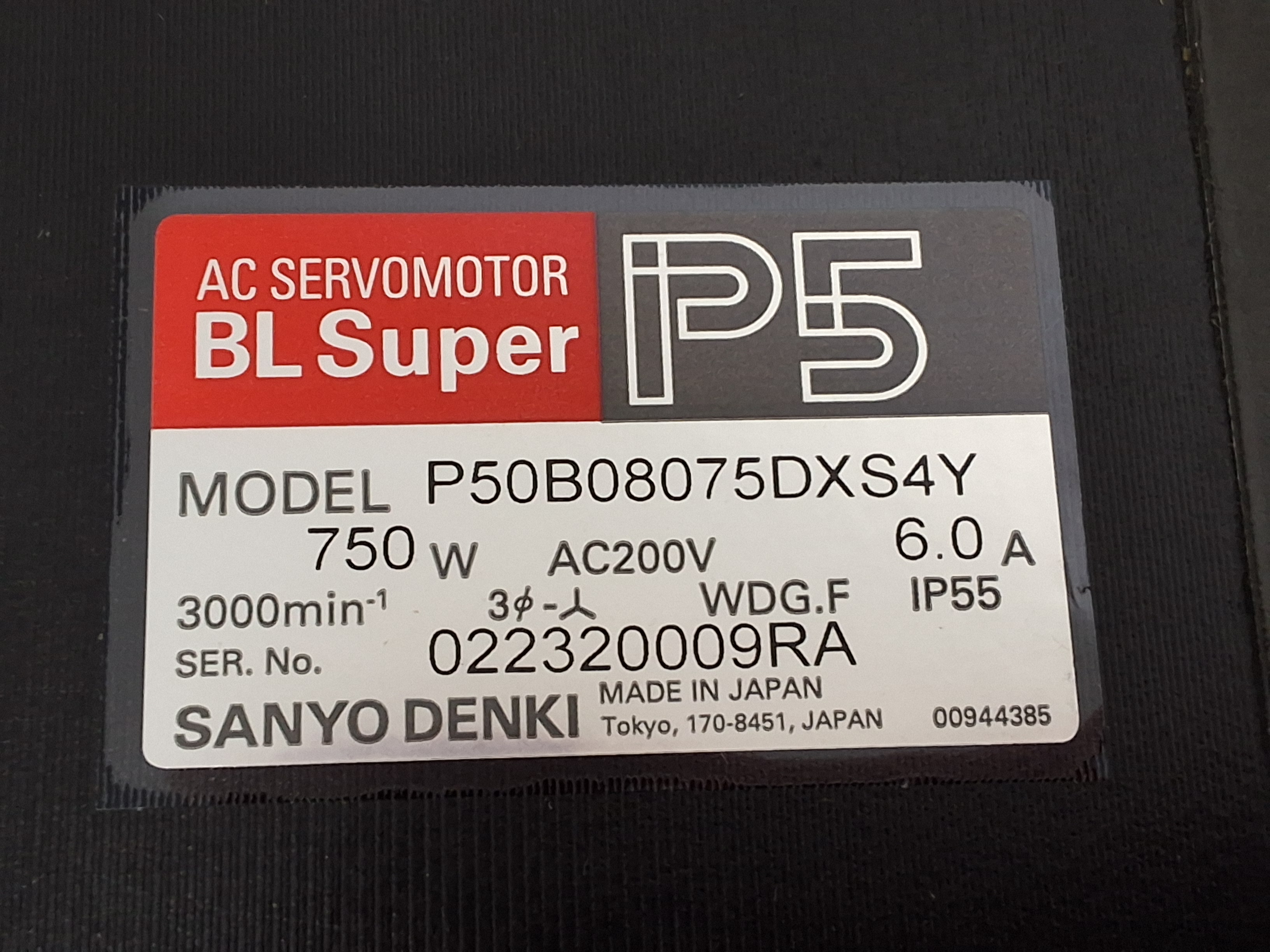SANYO DENKI P50B08075DXS4Y