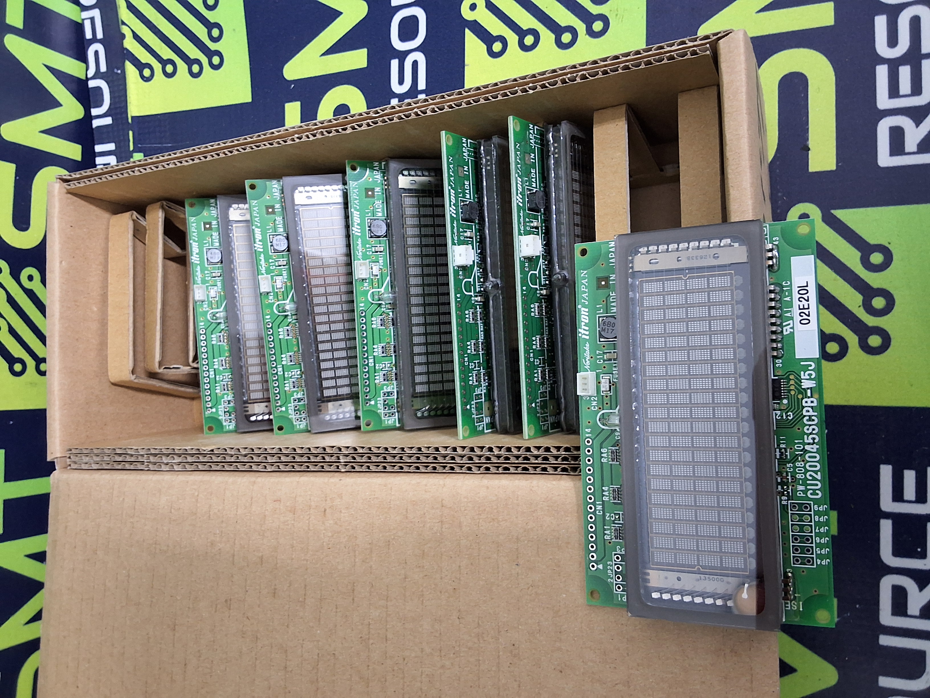 Used NORITAKE CU20045SCPB-W5J Vacuum Fluorescent Display (VFD) module