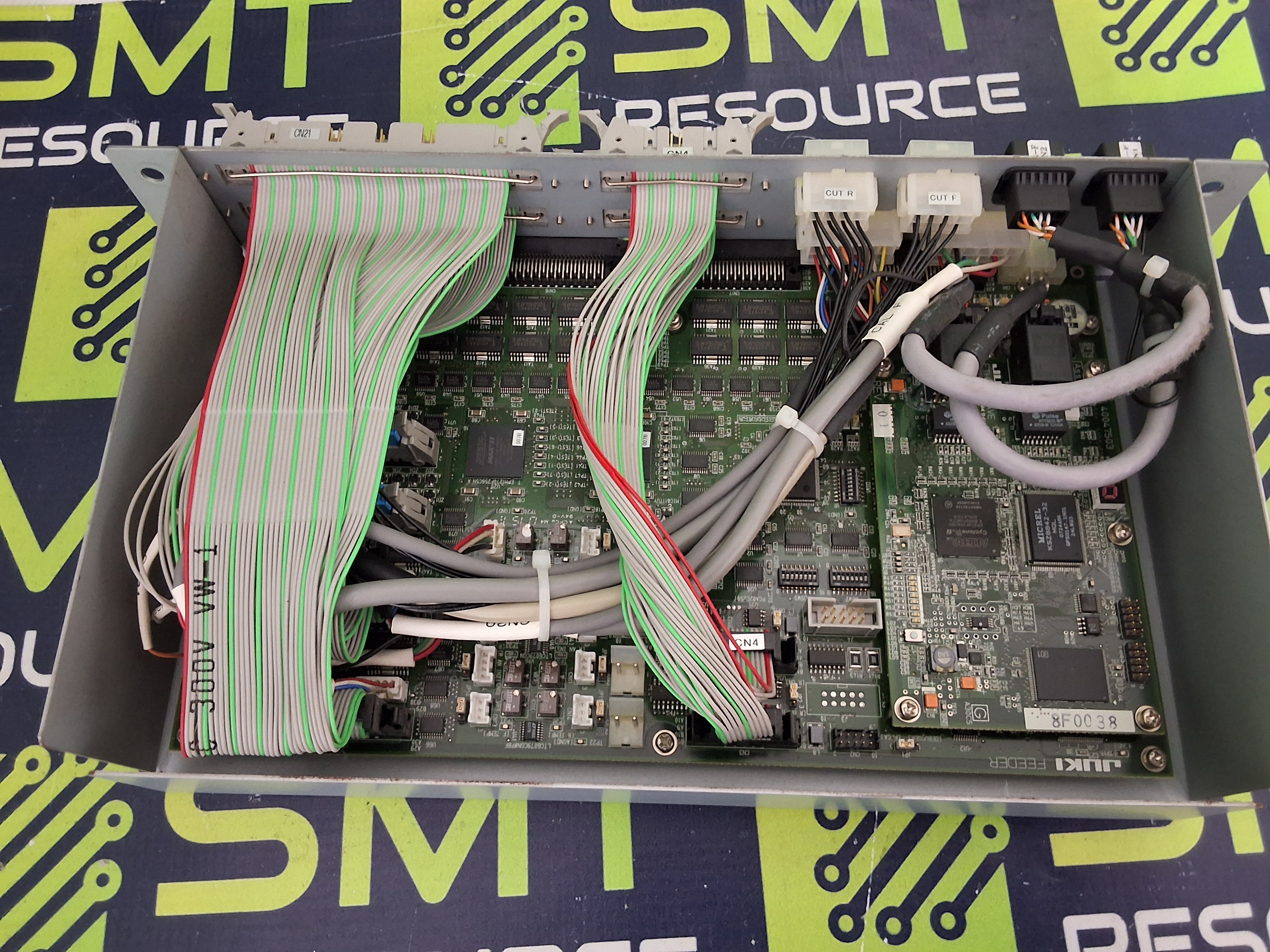 Used JUKI FEEDER 40047540 REV ASSY 40047541 WITH JUKI 40047503 ETHER-SLAVE CIRCUIT BOARD 40047504
