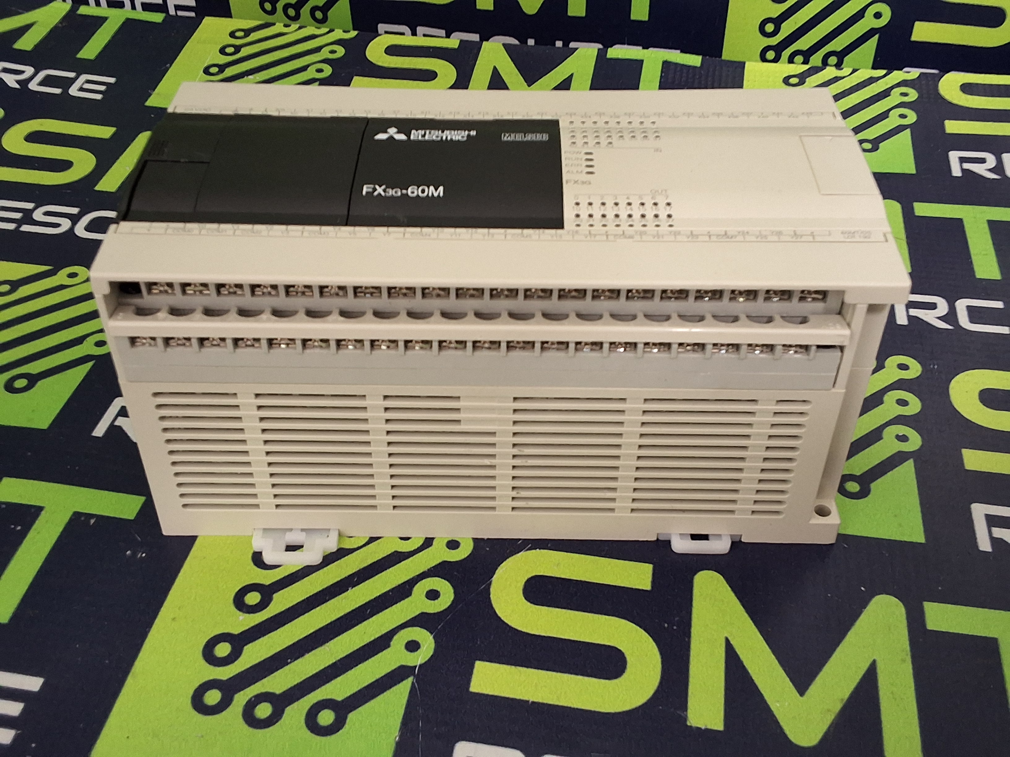 Used MITSUBISHI FX3G-60M PROGRAMMABLE LOGIC CONTROLLER PLC MELSEC SERIES