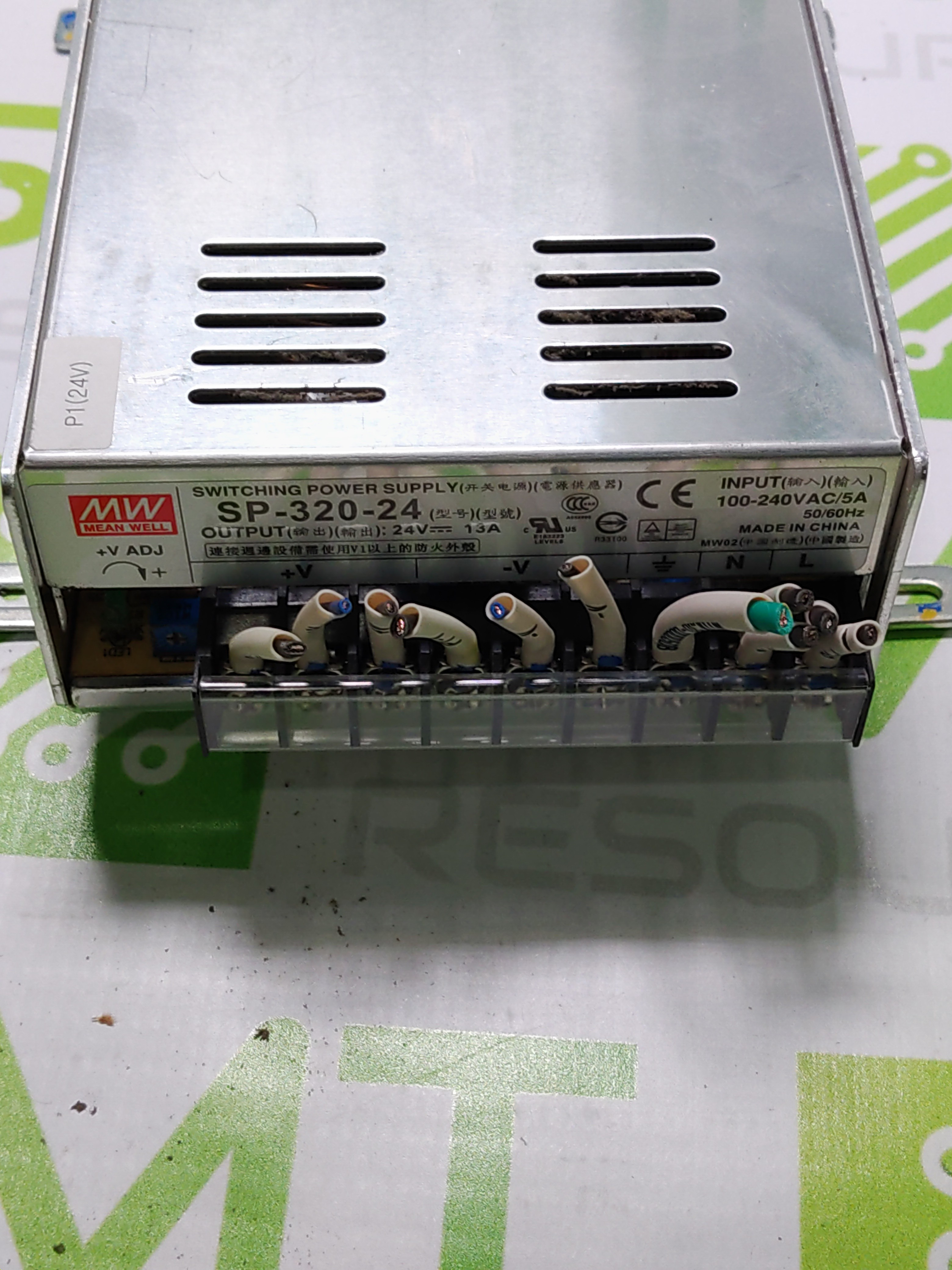 Used MEAN WELL NES-320-24 SWITCHING POWER SUPPLY