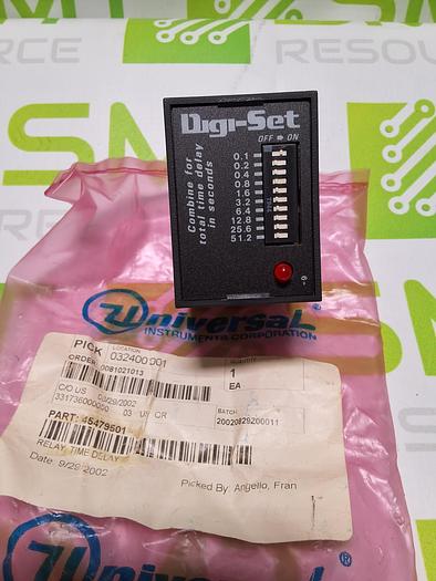 ENTRELEC SSAC TDML12DL TIME DELAY RELAY 12VDC - BRAND NEW