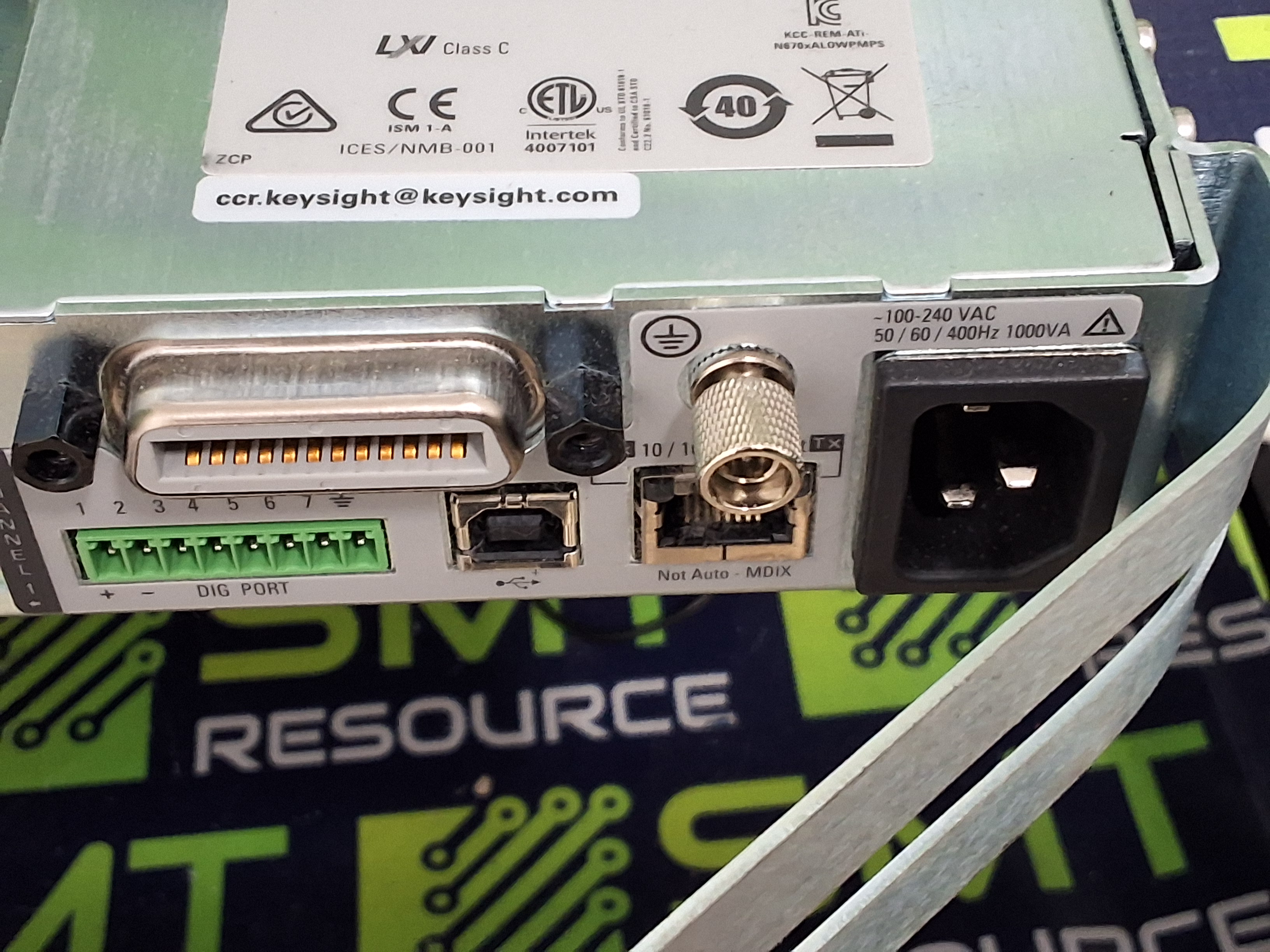 Used AGILENT N6700B LOW-PROFILE MPS POWER SUPPLY MAINFRAME 400W
