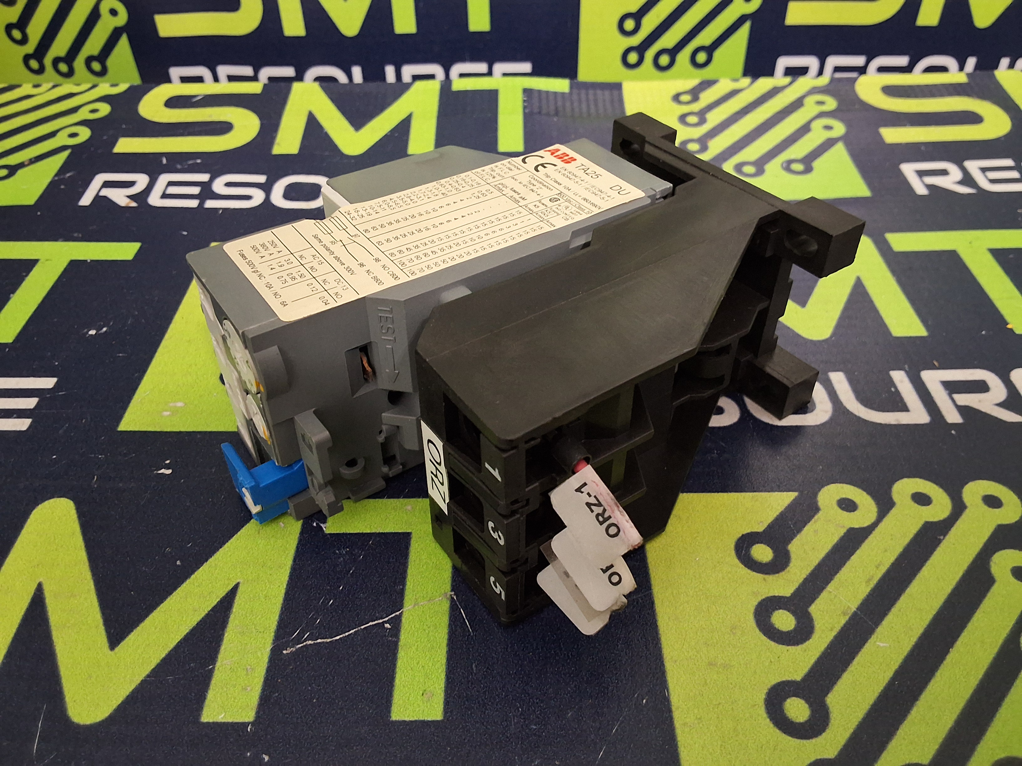 Used ABB TA25DU 3-POLE THERMAL OVERLOAD RELAY 10A