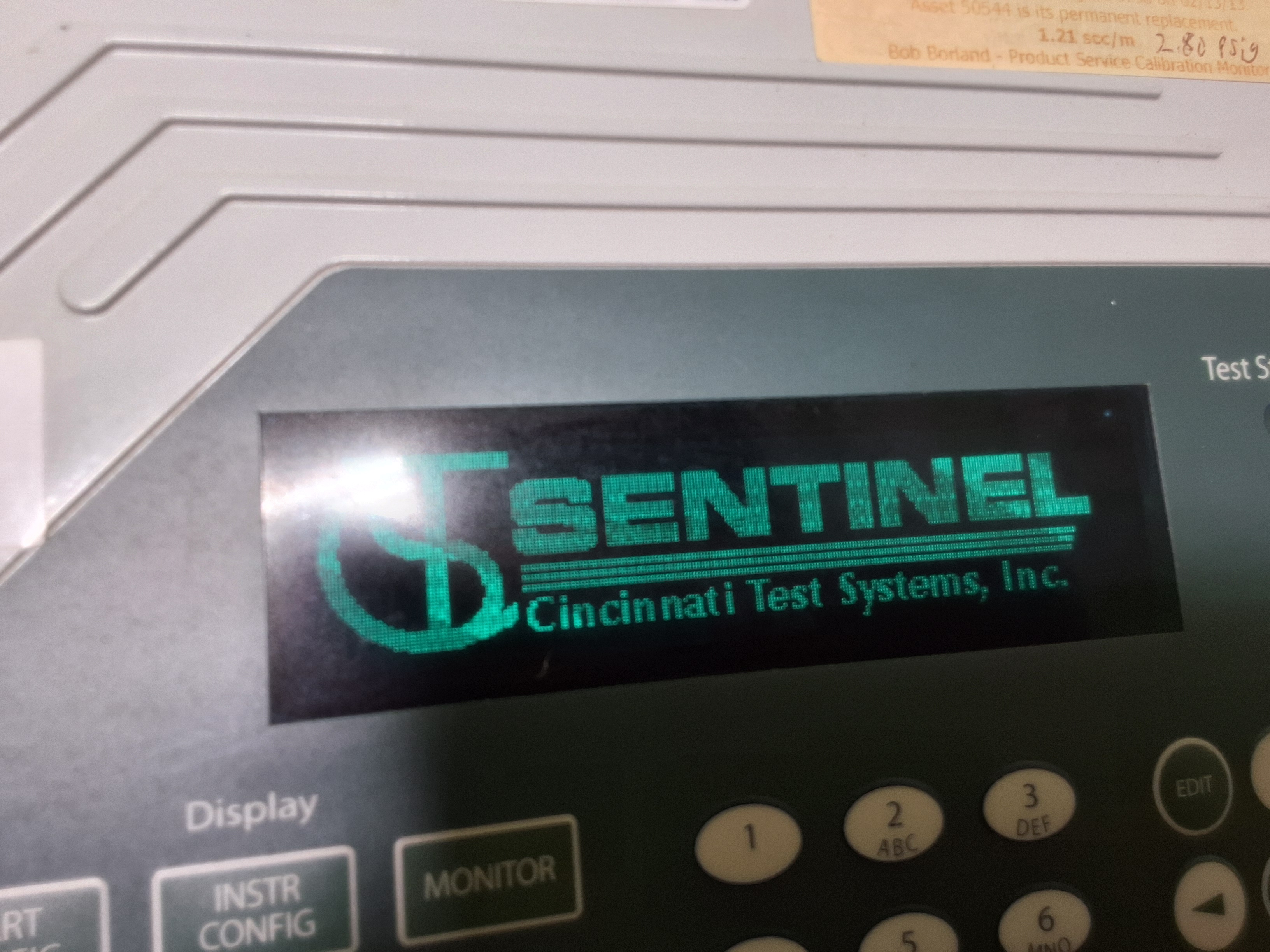 Used CTS SENTINAL I24 PRECISION LEAK TEST INSTRUMENT I24-00105