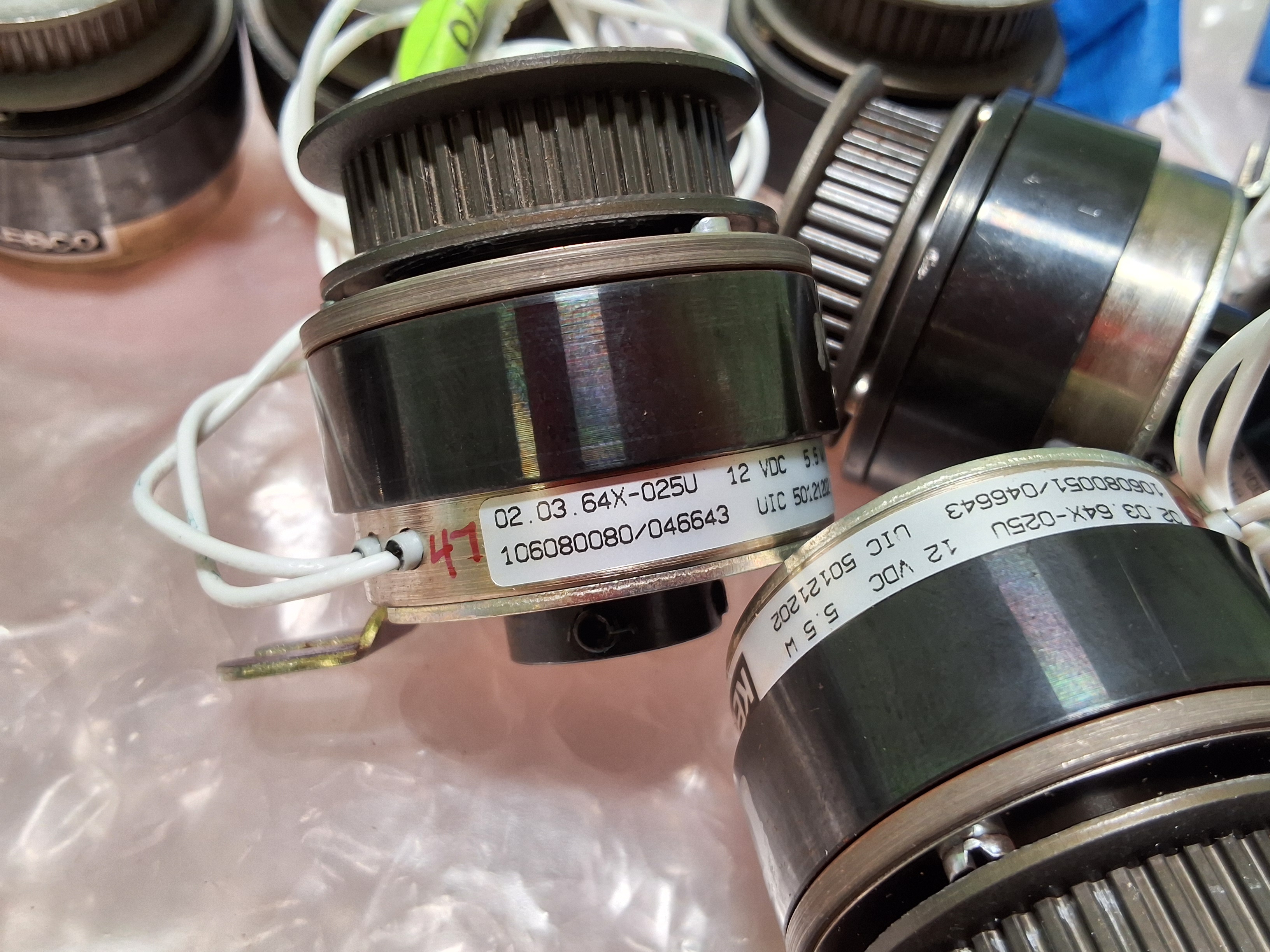 Used KEB 020364X-025U CLUTCH BRAKE FLEXJET SPINDLE 5.5W 12VDC