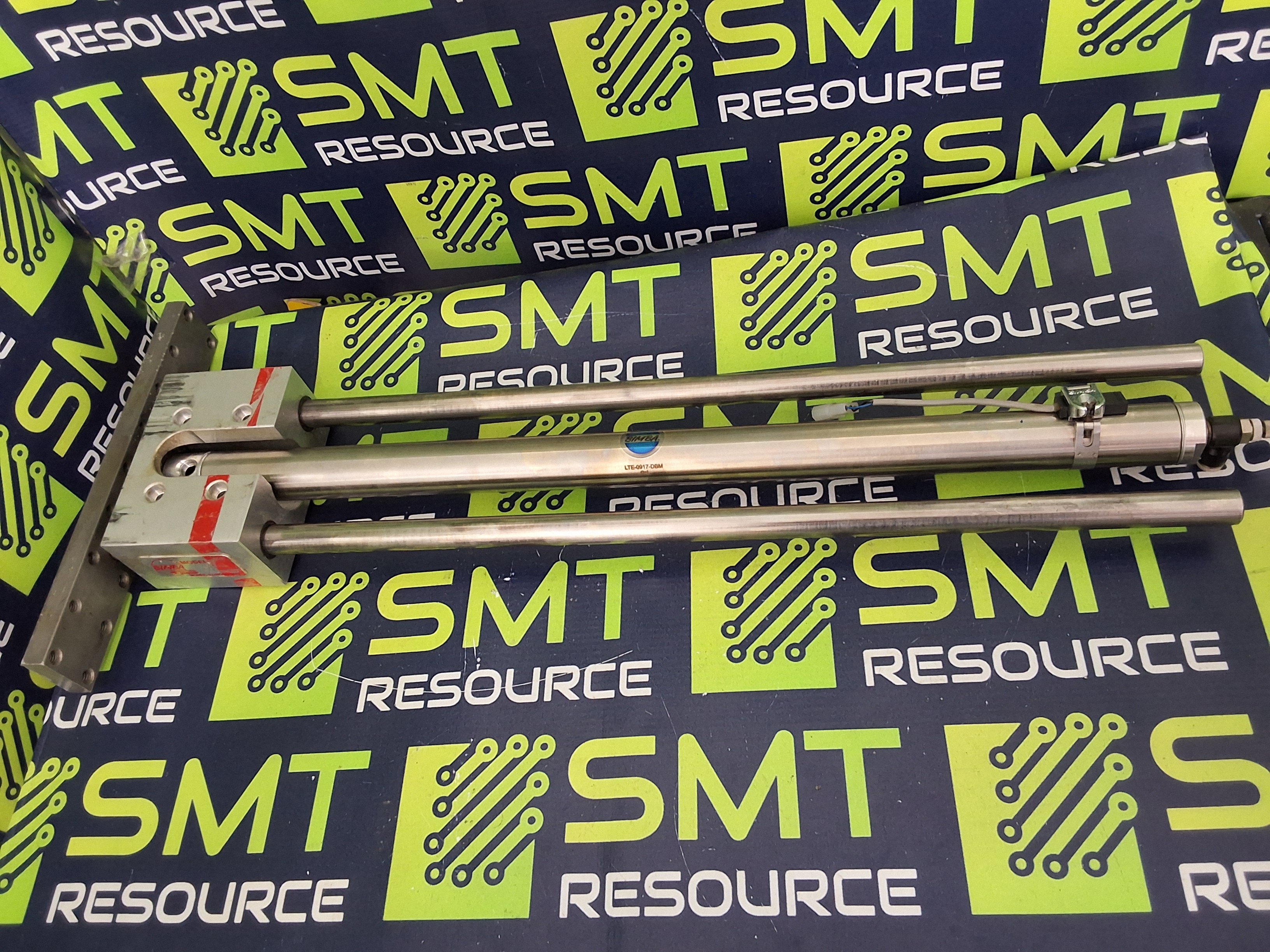 Used BIMBA TE-0917-BM PNEUMATIC CYLINDER / DOUBLE-ACTING COMPOSITE LINEAR THRUSTER ACTUATOR