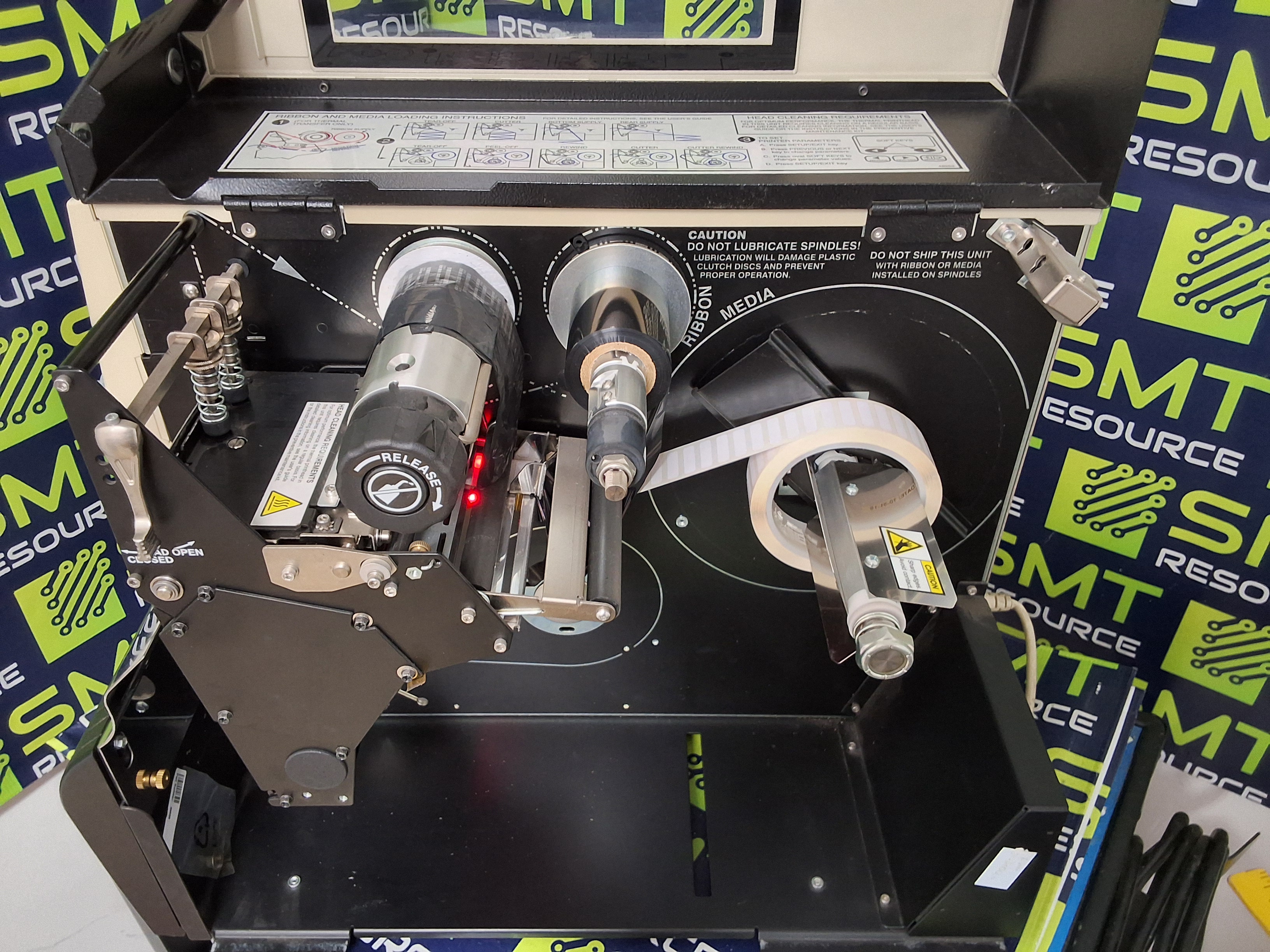 Used ZEBRA 110Xi4 INDUSTRIAL THERMAL TRANSFER BARCODE LABLE PRINTER