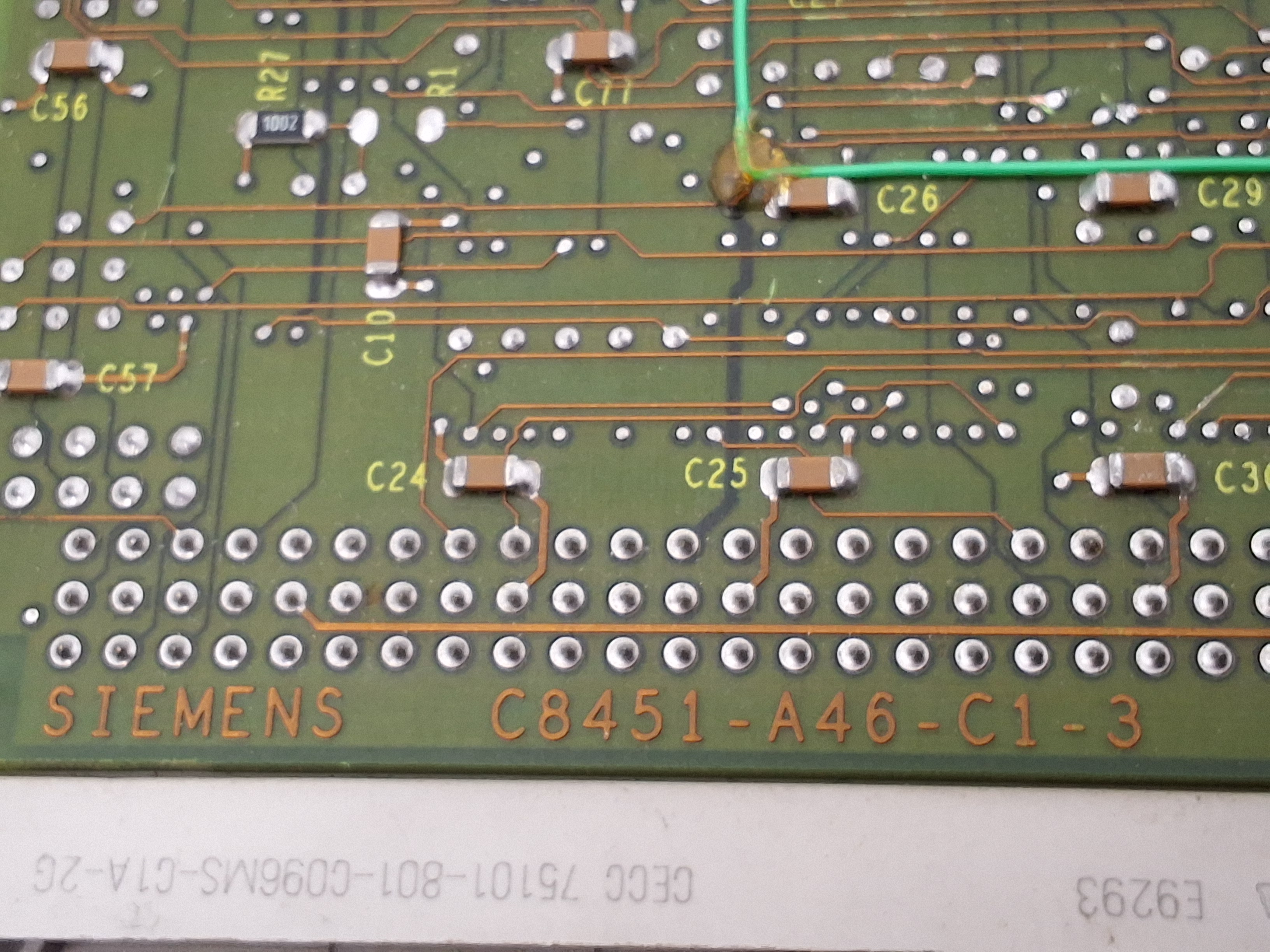 Used SIEMENS KSP-M44-A66 / C8451-A46-A4-9 / C8451-A46-C1-3 CONTROL CPU CIRCUIT BOARD