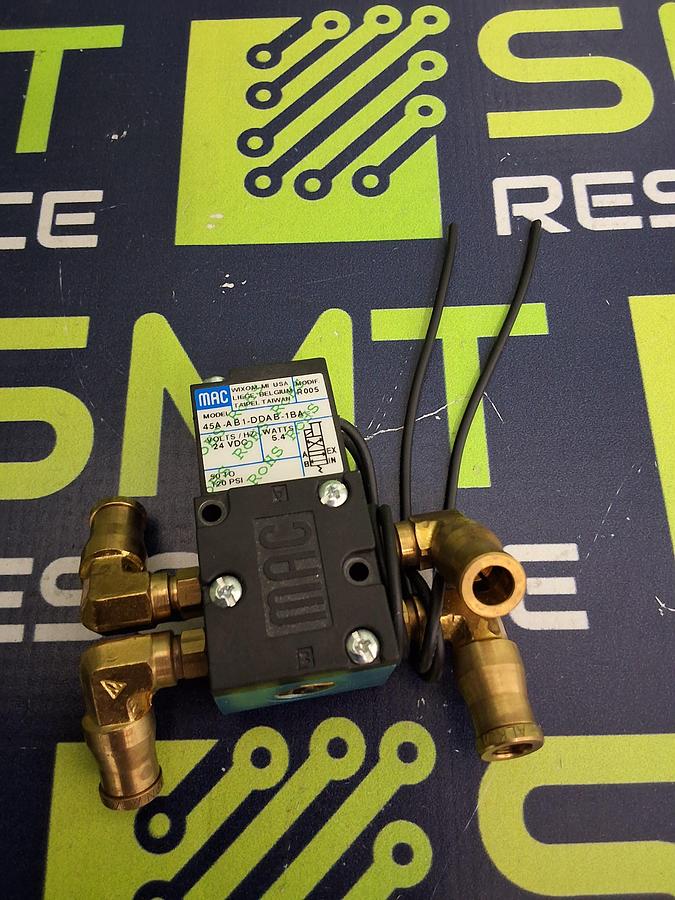 Used MAC 45A-AB1-DDAB-1BA SOLENOID VALVE