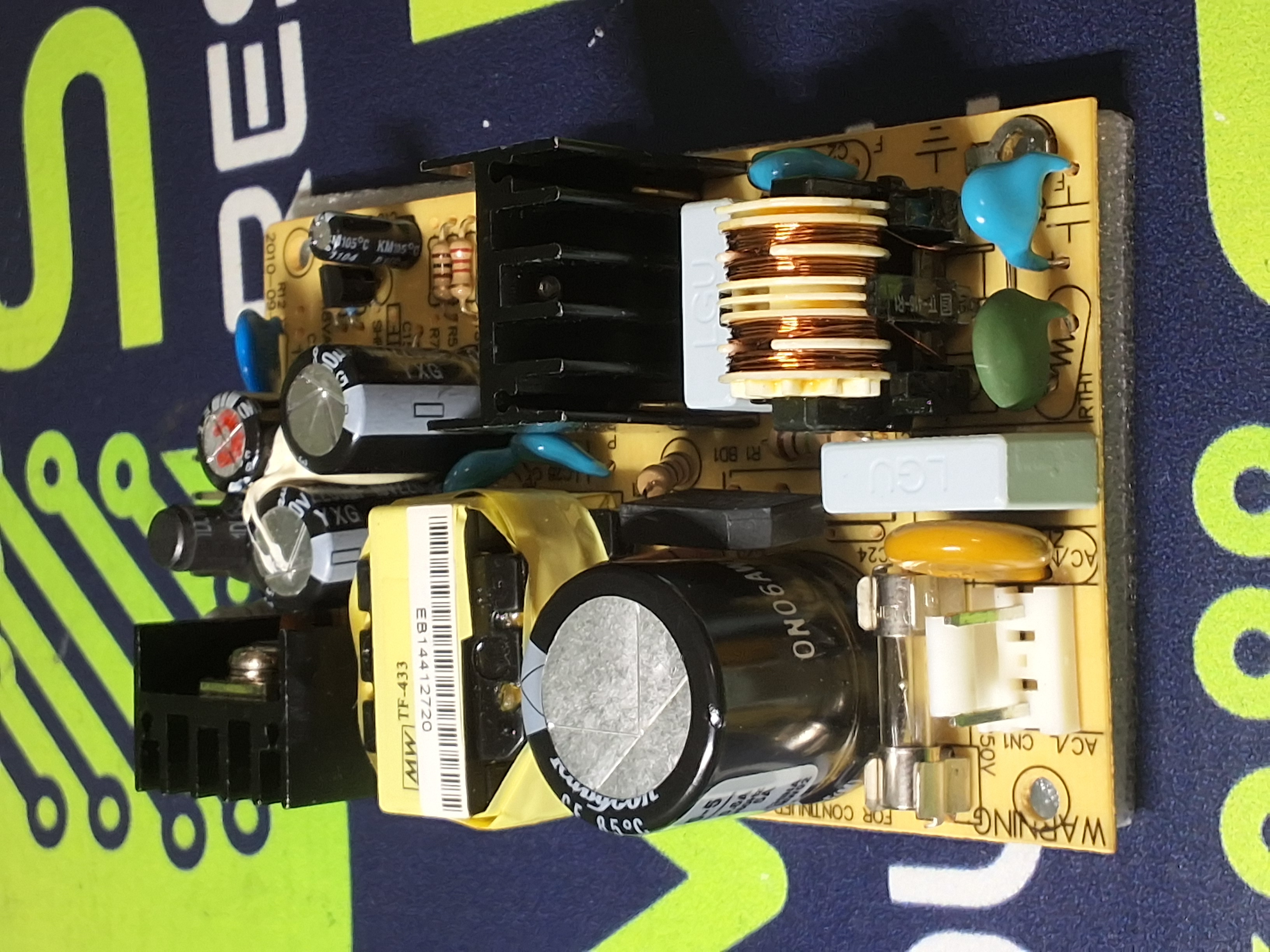 Used MEAN WELL PS-25-R8VAI POWER SUPPLY