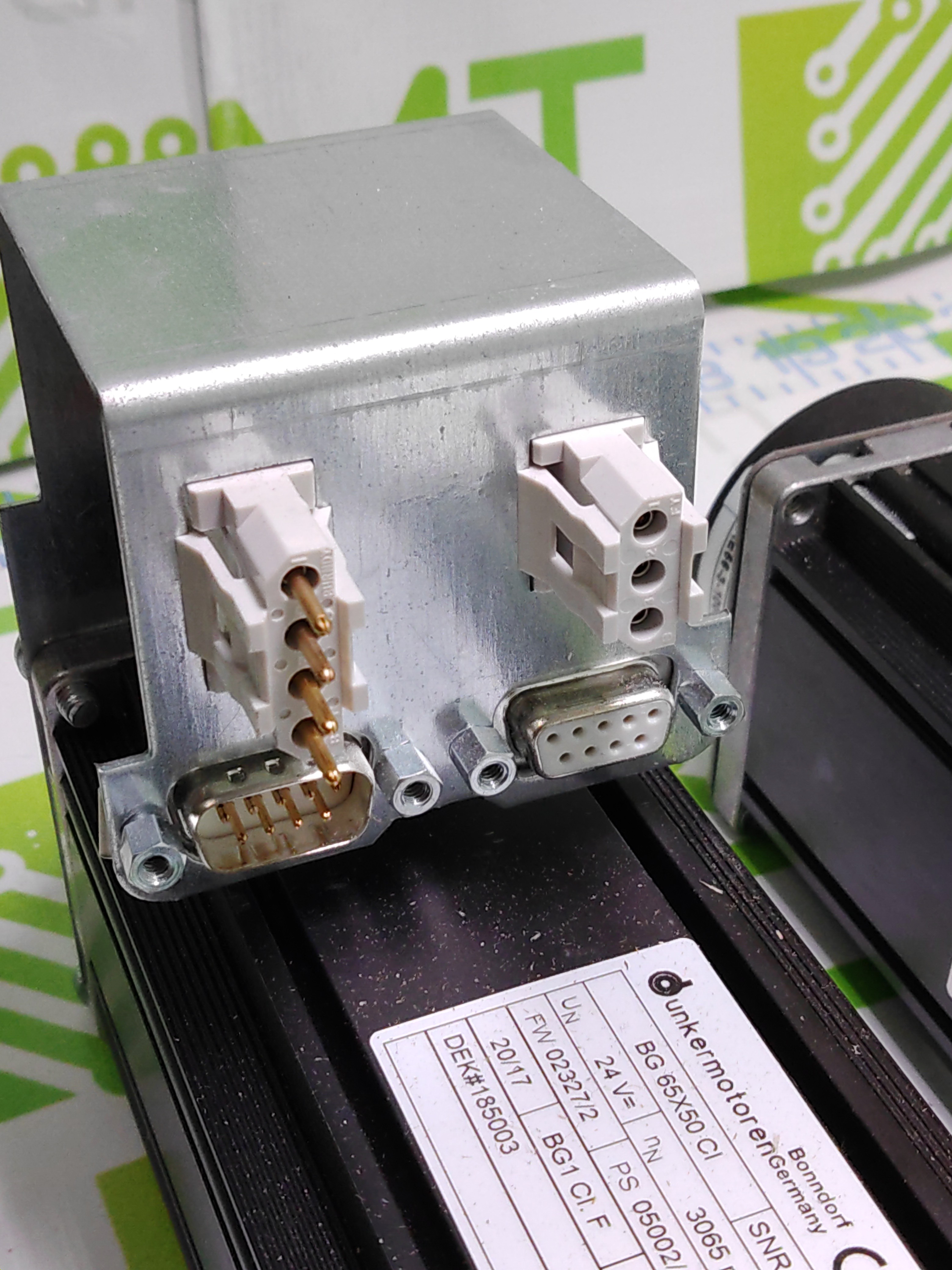 Used Dunkermotoren Bg65X50Ci Motor With Gpl65 Gear Reducer